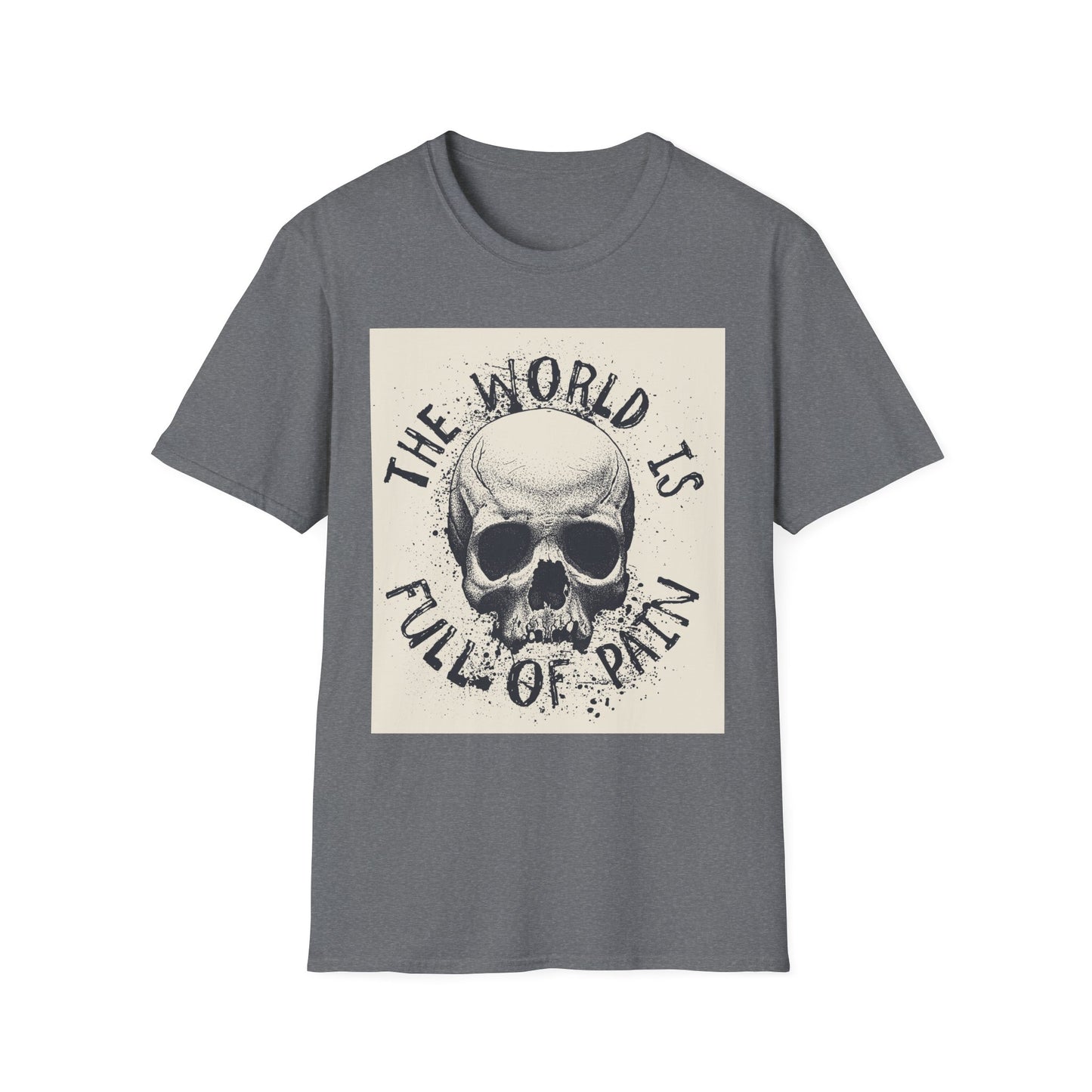 Skull Graphic Unisex T-Shirt - Edgy Casual Wear for Comfort & Style, Grunge Fashion, Gift for Him/Her, Halloween Outfit, Alternative Apparel