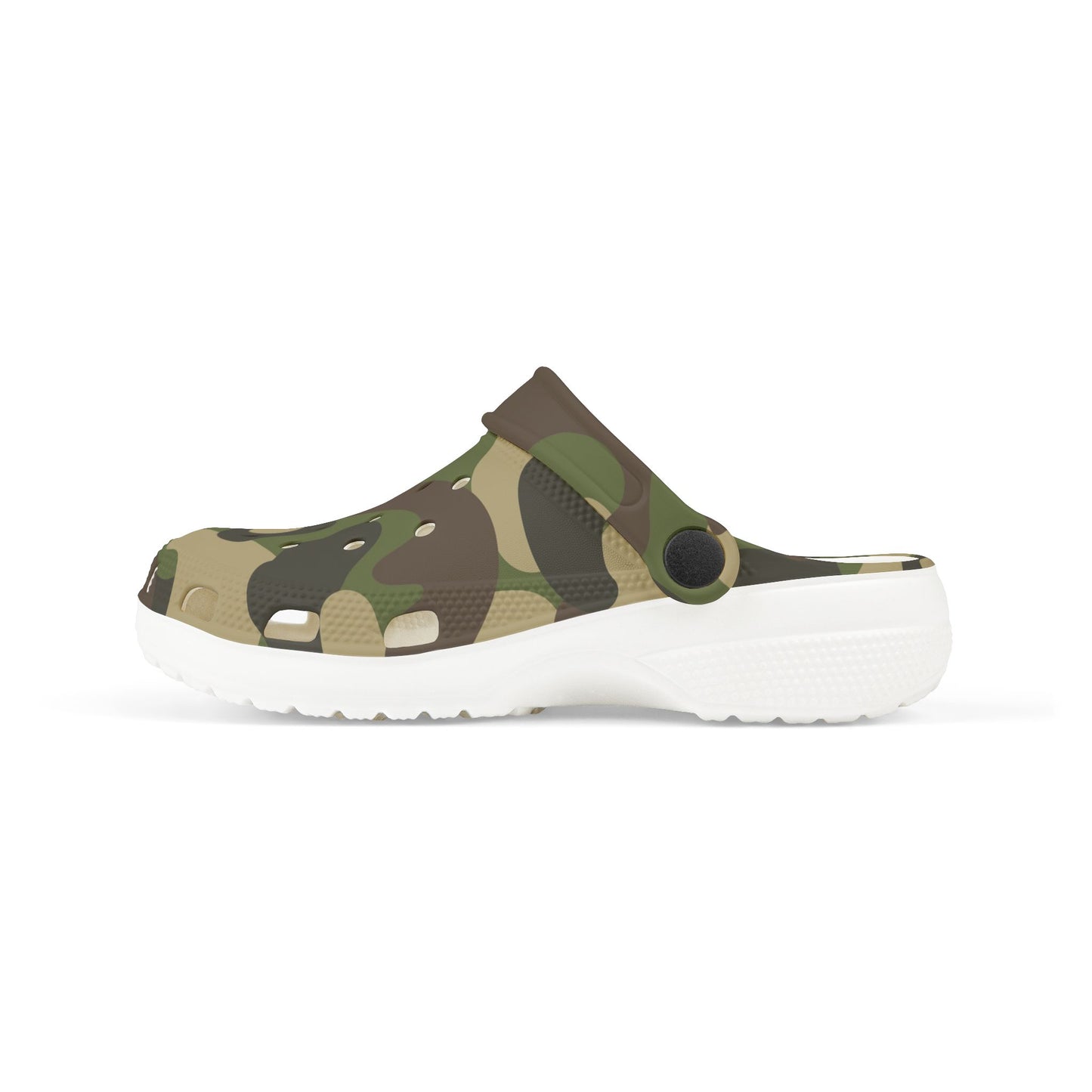 Camouflage Kid's Clogs, Fun Foam Shoes, Outdoor Play Footwear, Summer Sandals, Camo Kids Footwear