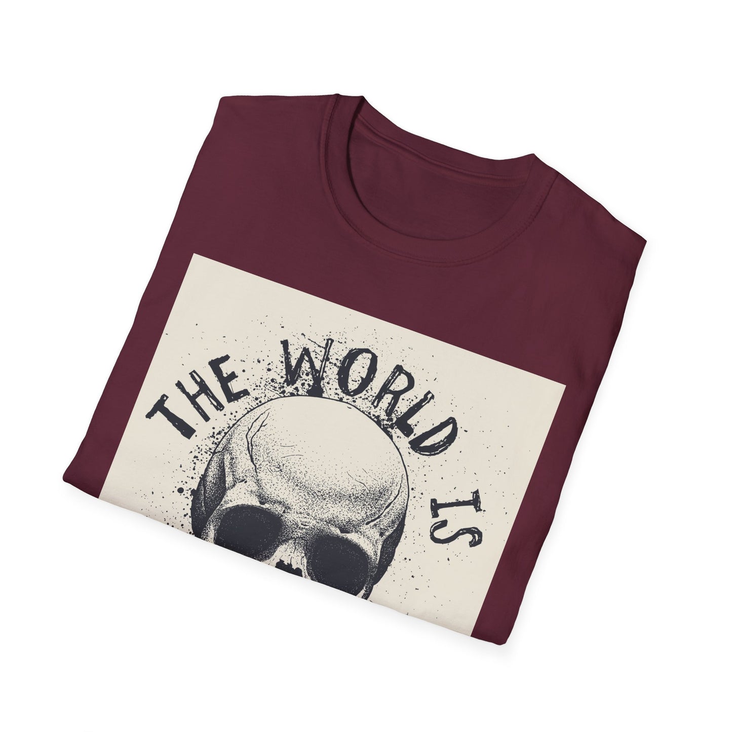 Skull Graphic Unisex T-Shirt - Edgy Casual Wear for Comfort & Style, Grunge Fashion, Gift for Him/Her, Halloween Outfit, Alternative Apparel