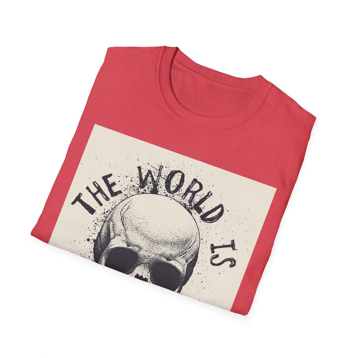 Skull Graphic Unisex T-Shirt - Edgy Casual Wear for Comfort & Style, Grunge Fashion, Gift for Him/Her, Halloween Outfit, Alternative Apparel