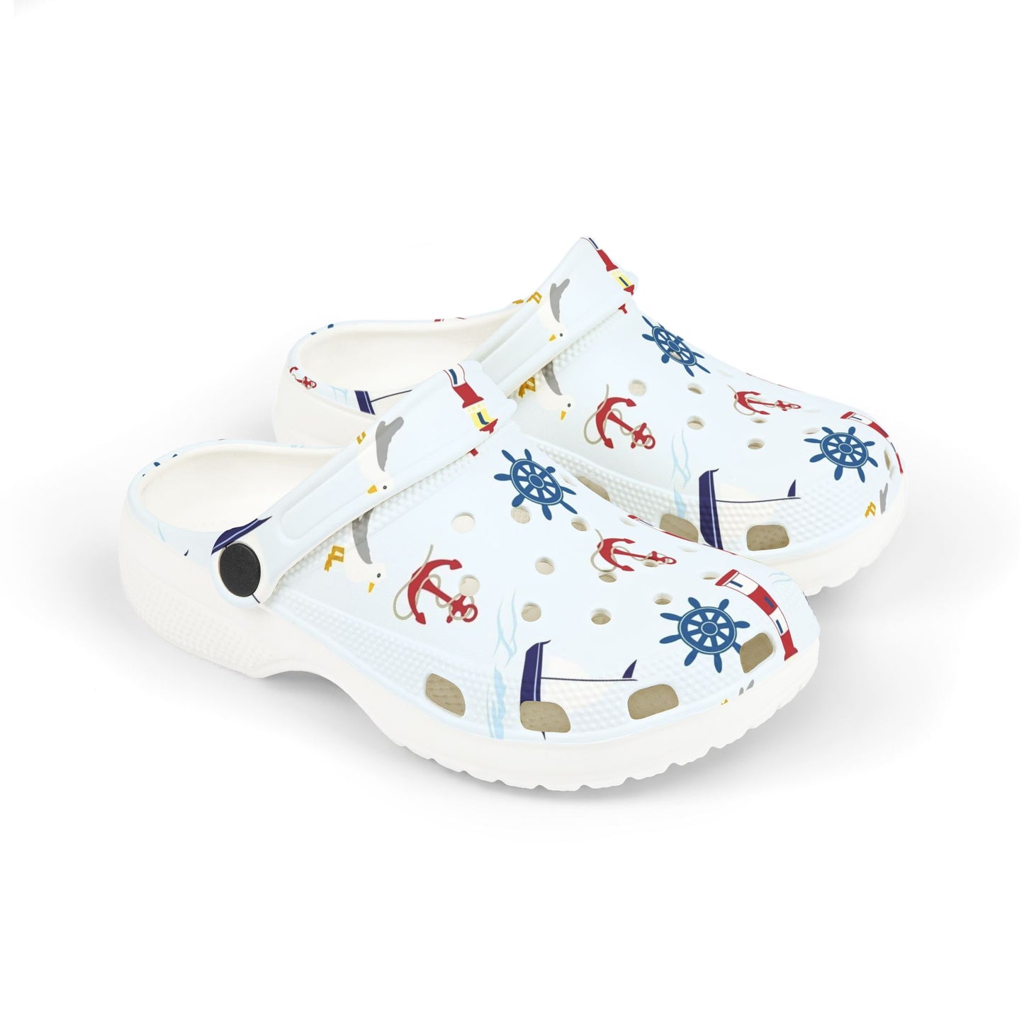 Nautical Kid's Clogs | Fun Foam Shoes for Playtime, Beach Days, Summer Adventures, Perfect Gift for Young Explorers