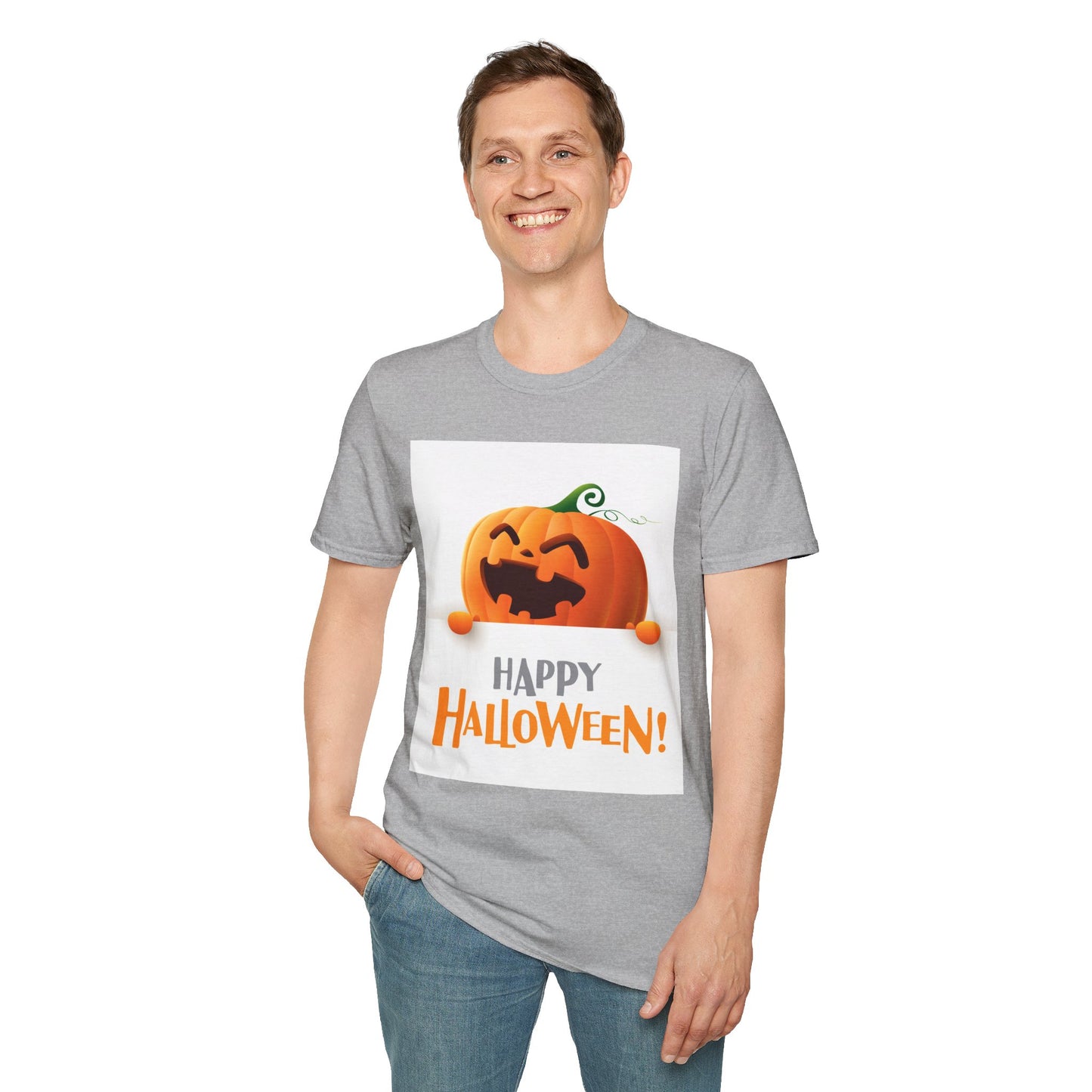 Halloween Skull Graphic T-Shirt, Unisex Tee, Casual Halloween Wear, Spooky Gift, Costume Shirt, Fall Celebration Apparel