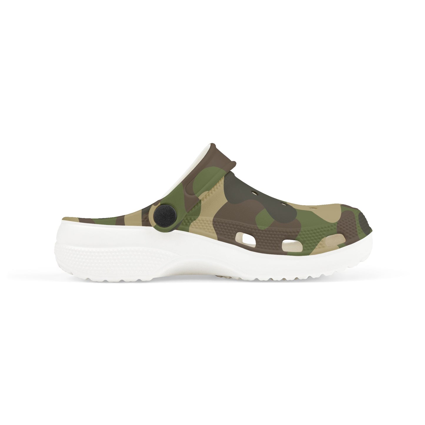 Camouflage Kid's Clogs, Fun Foam Shoes, Outdoor Play Footwear, Summer Sandals, Camo Kids Footwear