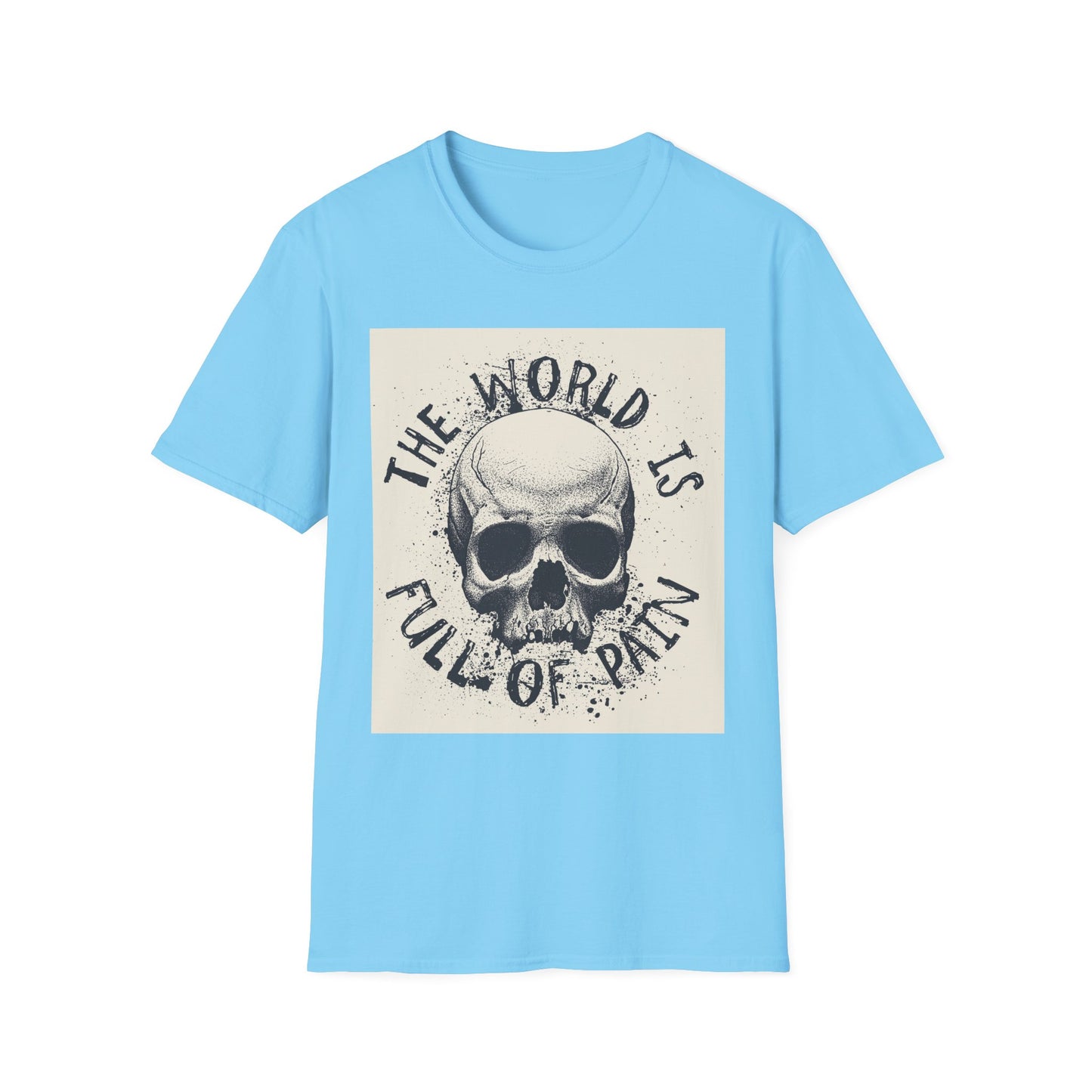 Skull Graphic Unisex T-Shirt - Edgy Casual Wear for Comfort & Style, Grunge Fashion, Gift for Him/Her, Halloween Outfit, Alternative Apparel