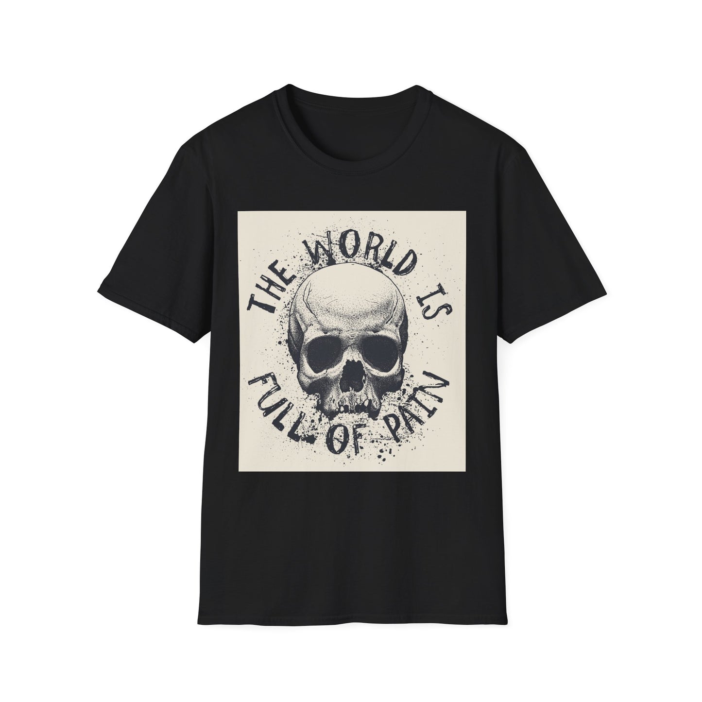 Skull Graphic Unisex T-Shirt - Edgy Casual Wear for Comfort & Style, Grunge Fashion, Gift for Him/Her, Halloween Outfit, Alternative Apparel
