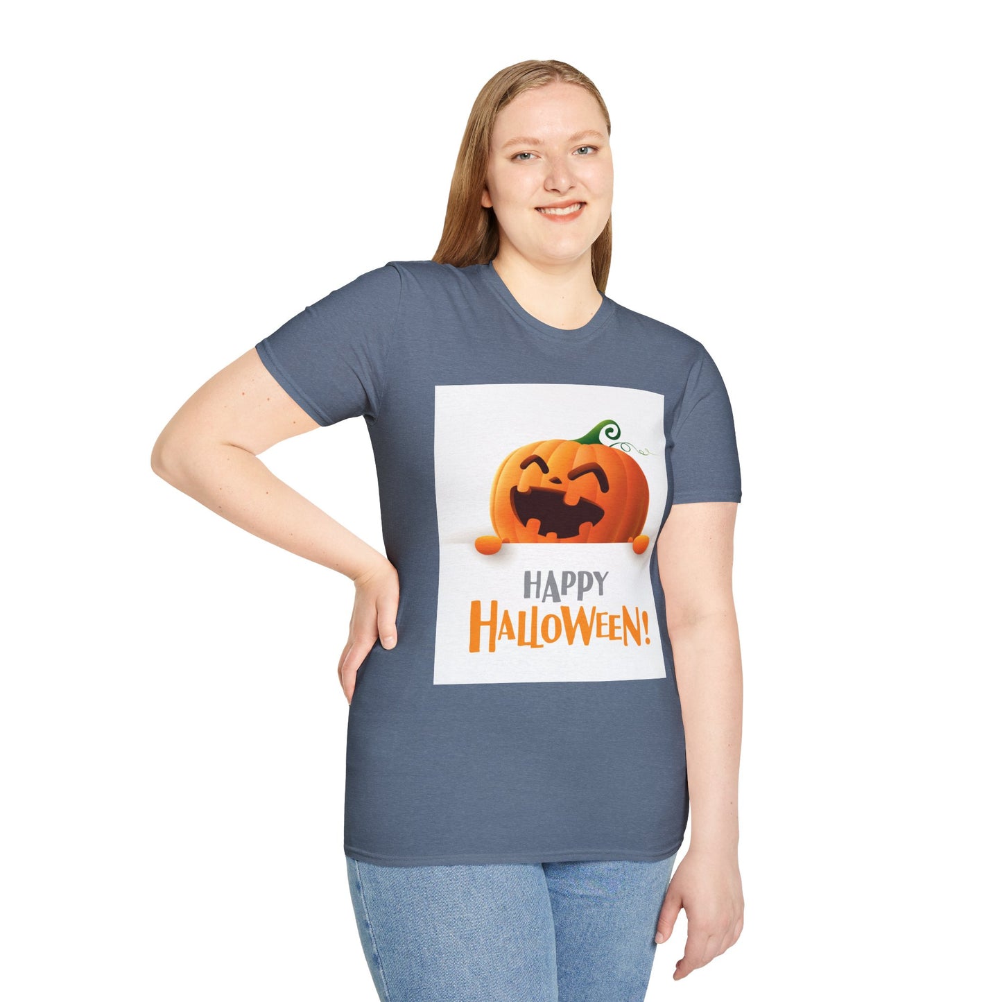 Halloween Skull Graphic T-Shirt, Unisex Tee, Casual Halloween Wear, Spooky Gift, Costume Shirt, Fall Celebration Apparel