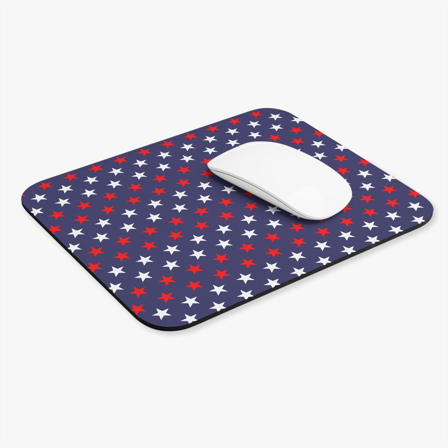 Patriotic Star Mouse Pad, Ideal for Home Office, Gifts for Veterans, 4th of July Decor, Starry Design, Independence Day Accessory