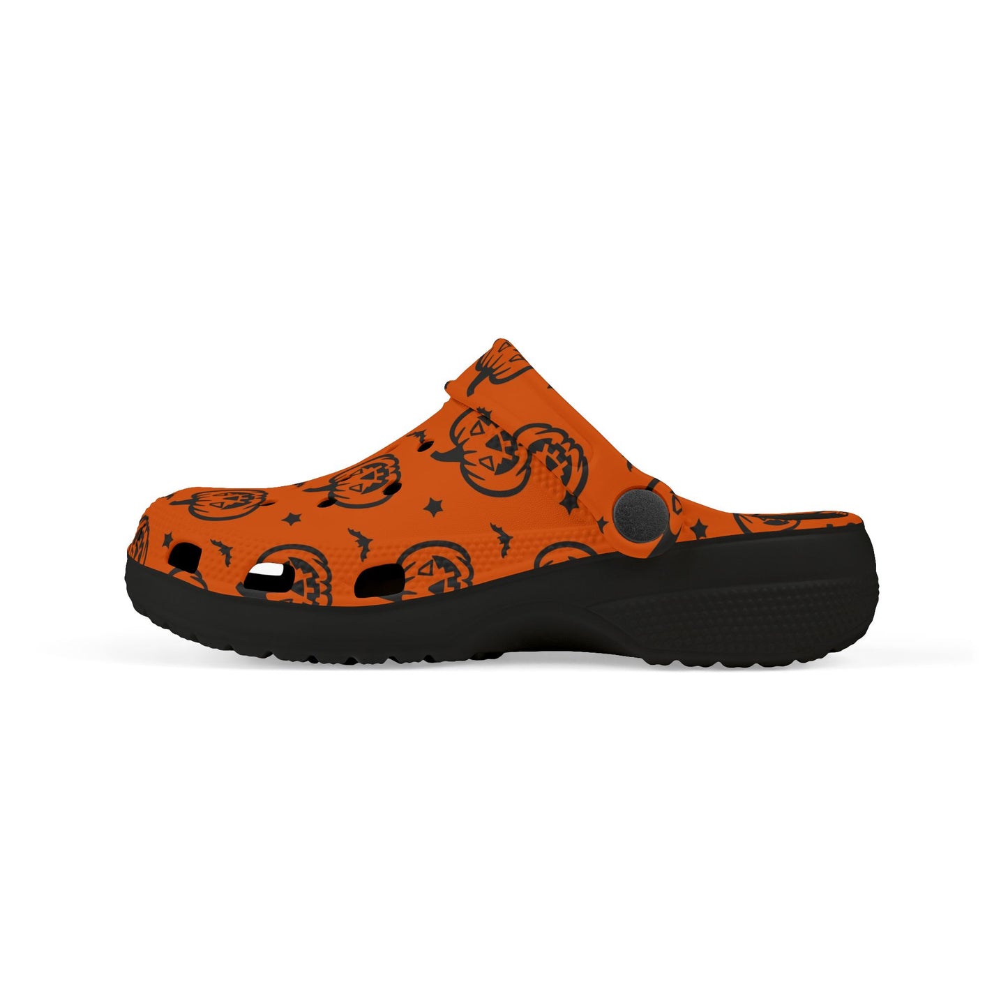 Halloween Pumpkin Kid's Clogs, Fun Foam Shoes, Playful Halloween Footwear, Toddler Halloween Accessories, Kids Holiday Shoes