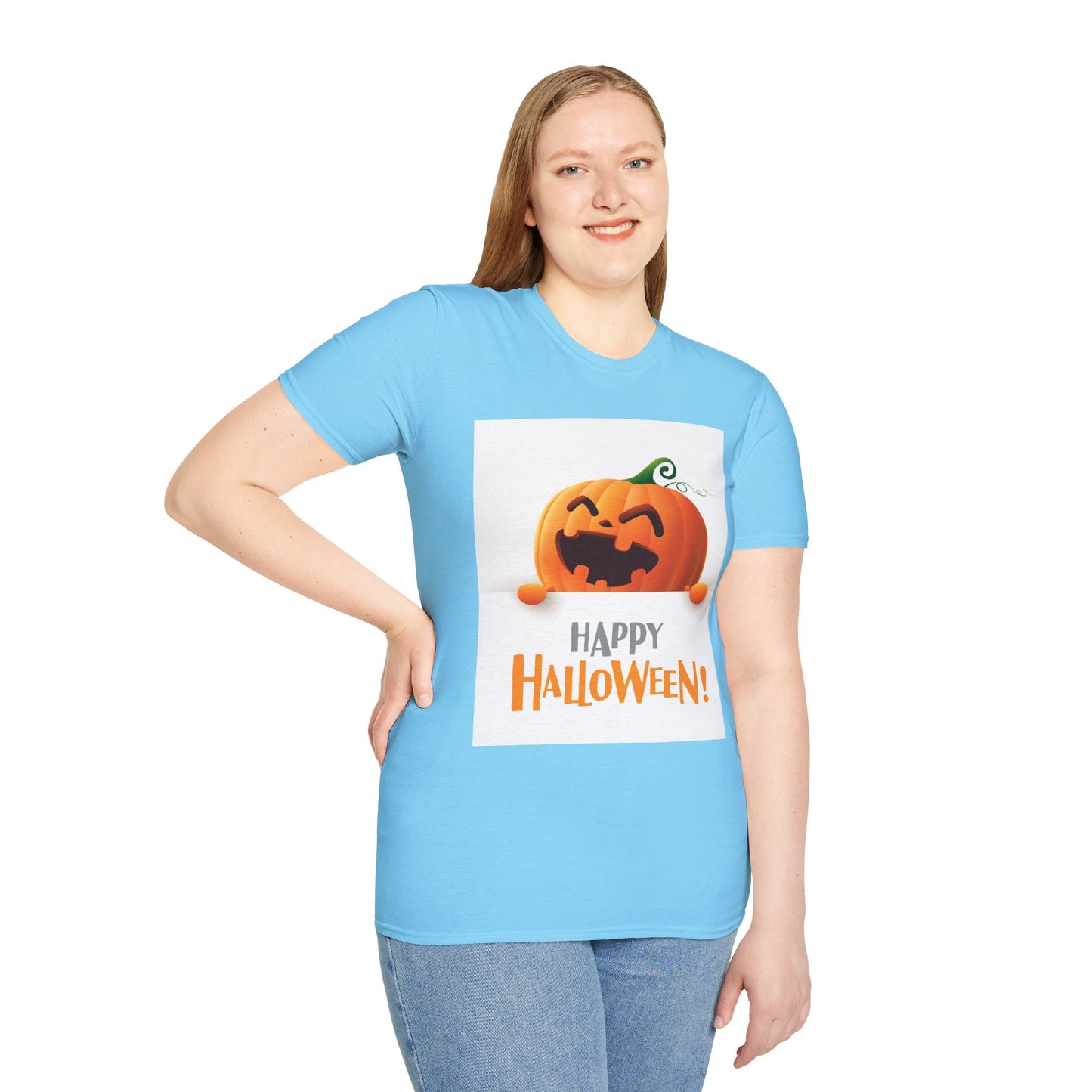 Halloween Skull Graphic T-Shirt, Unisex Tee, Casual Halloween Wear, Spooky Gift, Costume Shirt, Fall Celebration Apparel