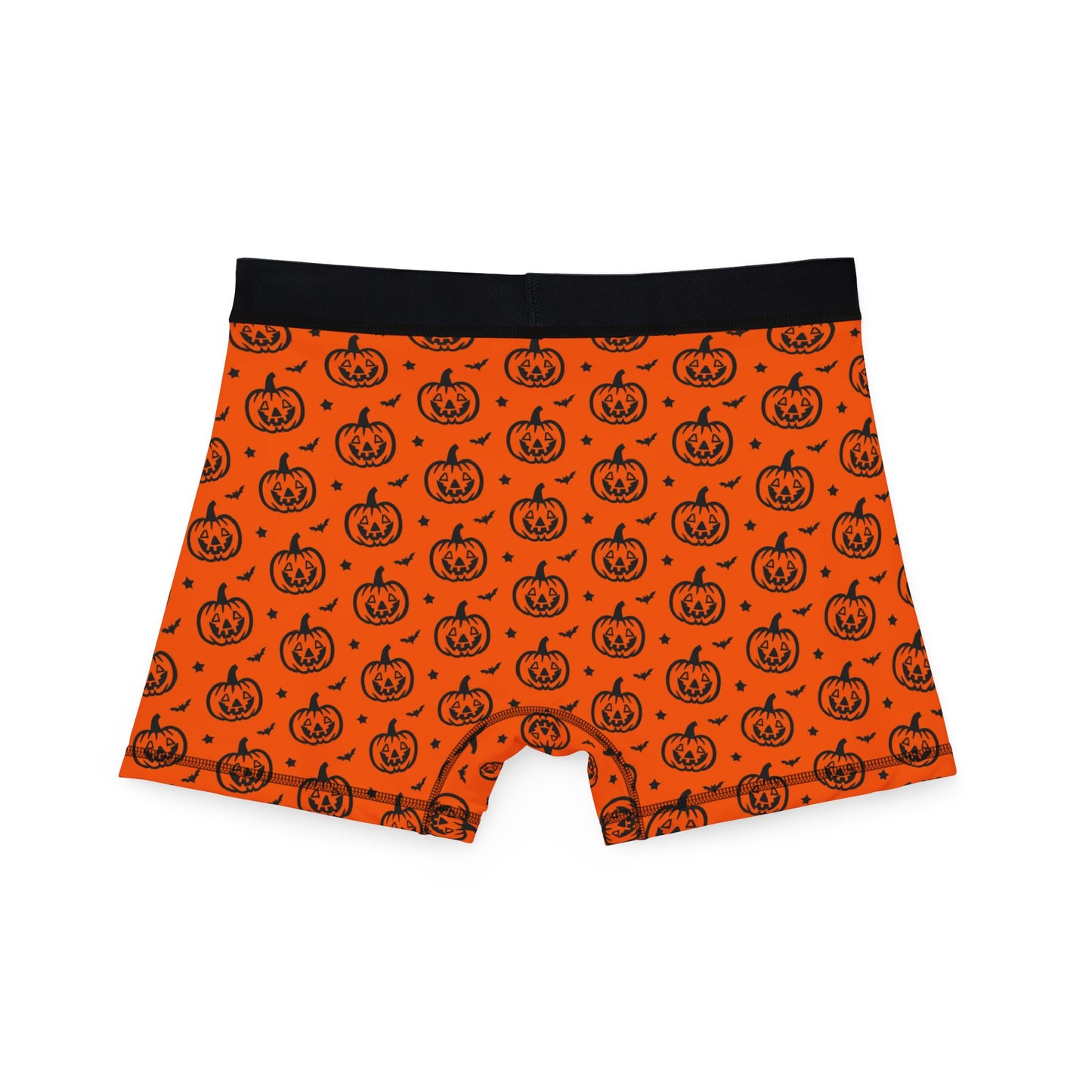 Halloween Pumpkin Men's Boxers, Spooky Underwear, Holiday Gift, Gift for Him, Fun Boxers, AOP Boxer Shorts