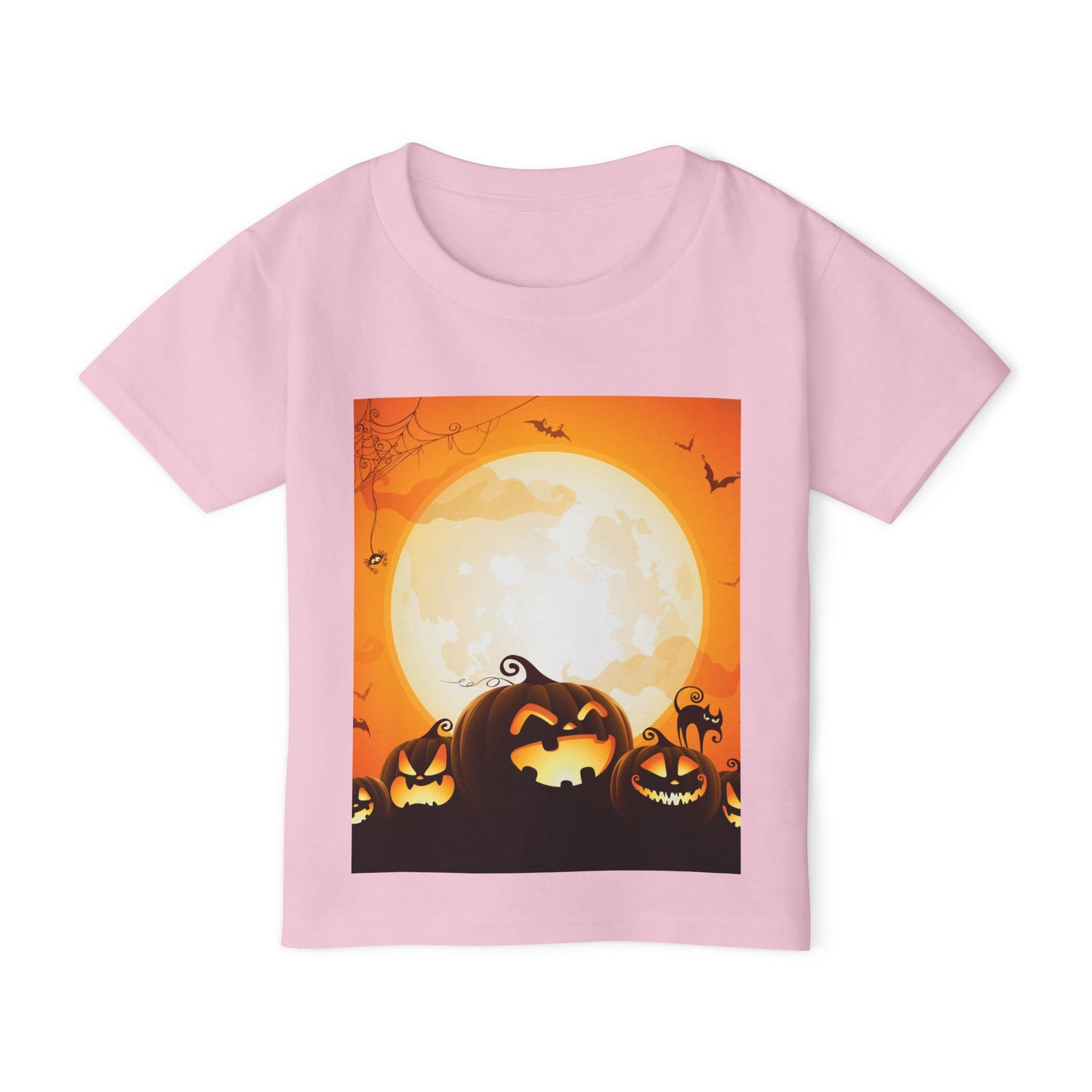 Halloween Pumpkin Toddler T-shirt | Cute Trick or Treat Shirt | Kids Halloween Costume Top | Fall Outfit | Spooky Celebration Tee