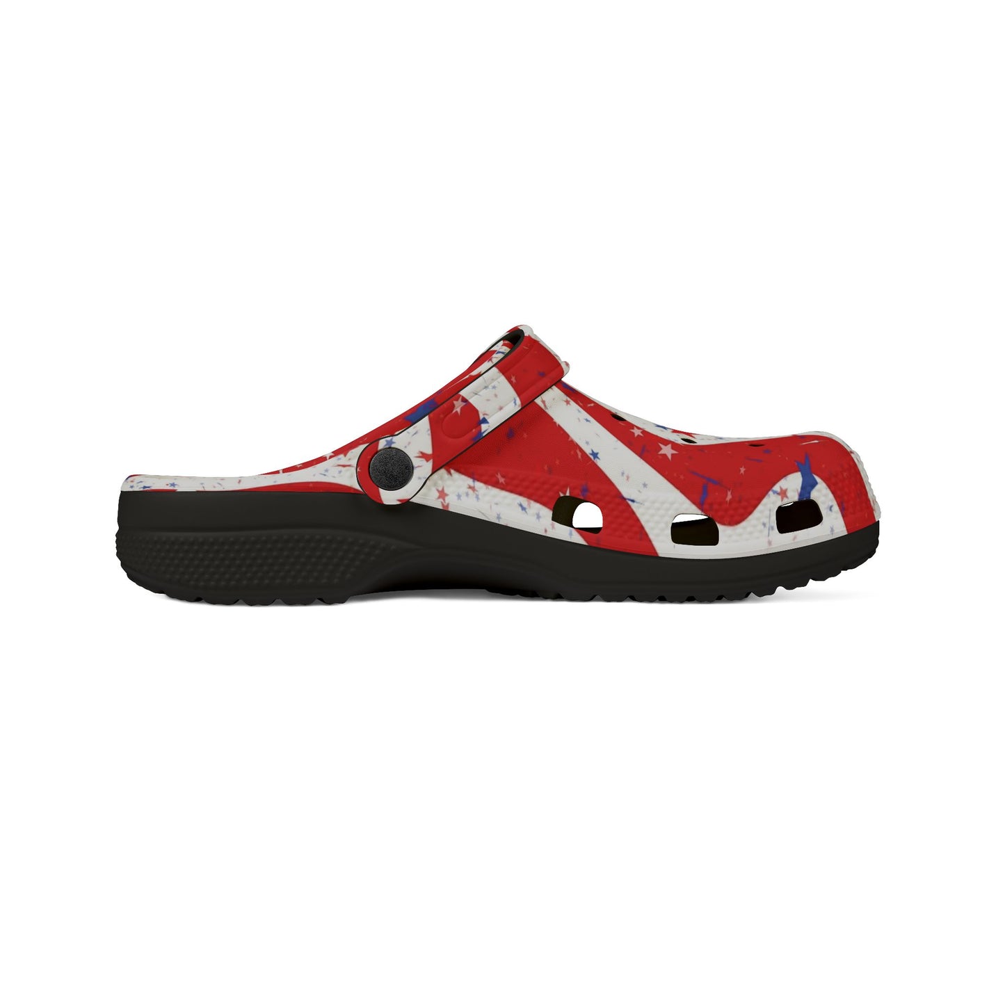 Patriotic EVA Foam Clogs, Comfortable Summer Footwear, Ideal for Independence Day, Casual Wear, Garden, Beach, BBQs