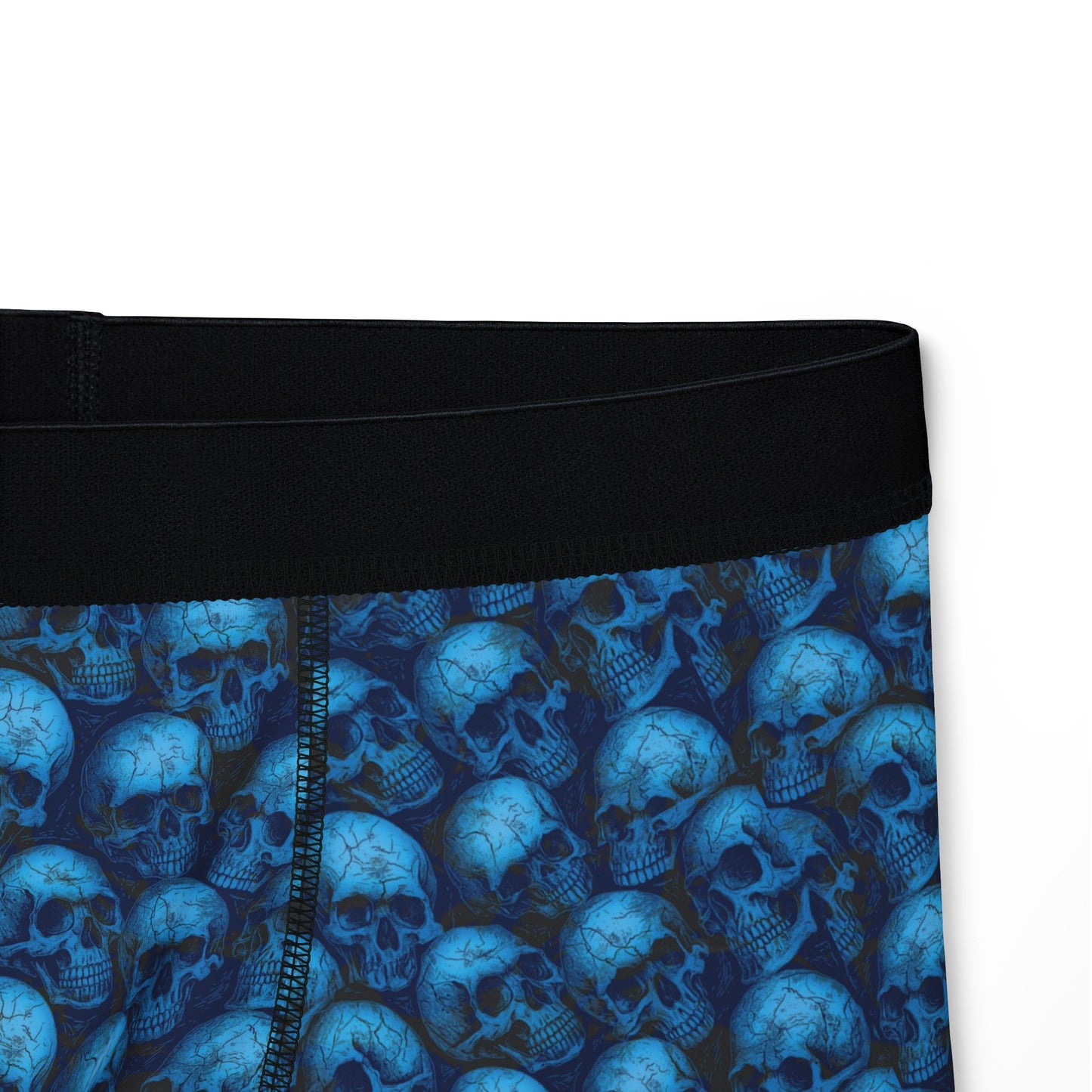 Men's Skull Print Boxers, Cool Gothic Underwear for Men, Unique Men's Sleepwear, Halloween Gift, Comfortable Daily Wear
