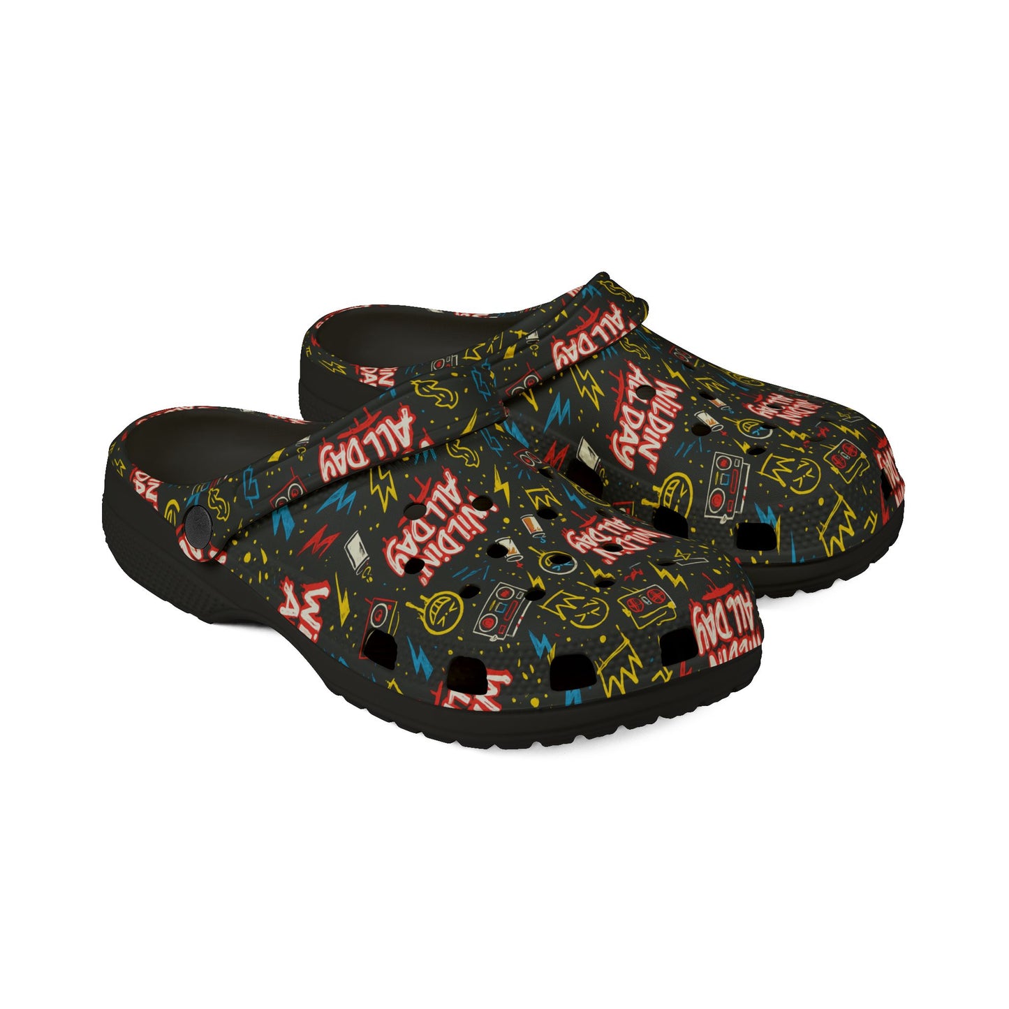 Colorful EVA Foam Shoes, Fun Slip-On Footwear, Perfect for Summer, Casual Wear, Festivals, Outdoor Adventures