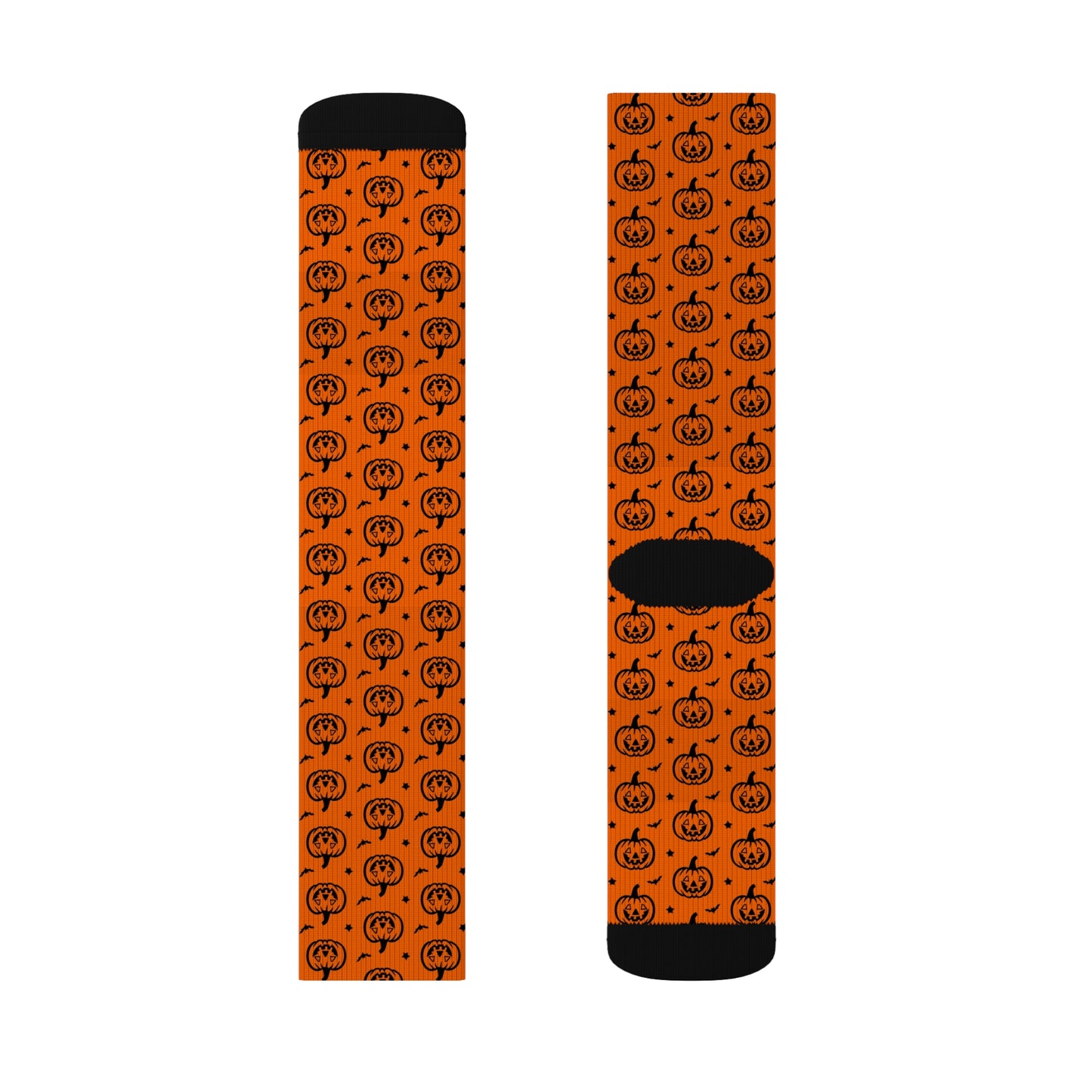 Halloween Pumpkin Socks, Cozy Fall Accessories, Cute Gift for Halloween, Fun Sock Design, Holiday Party Wear