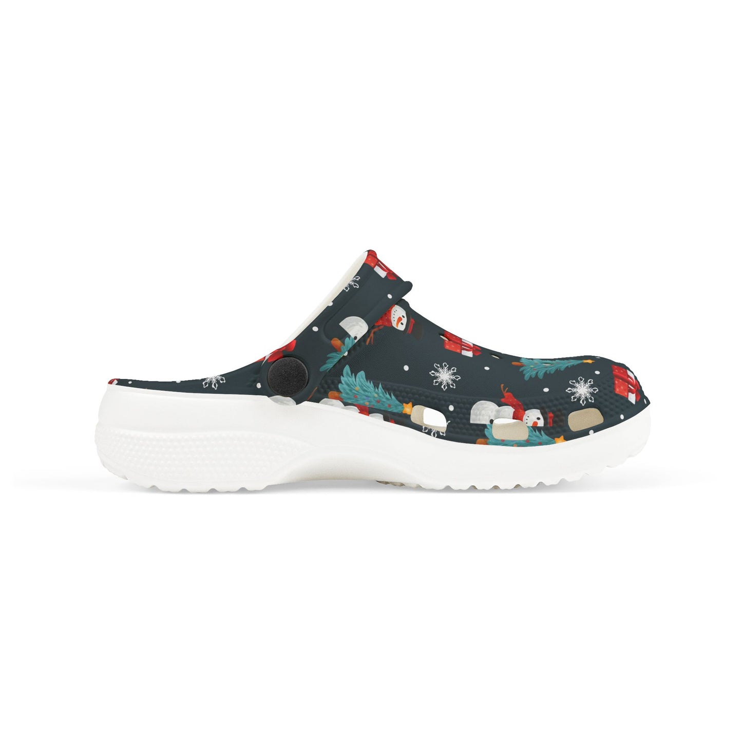 Festive Kid's Clogs with Christmas Design - Perfect for Holiday Cheer, Playtime, Parties, Home Use, Family Gatherings