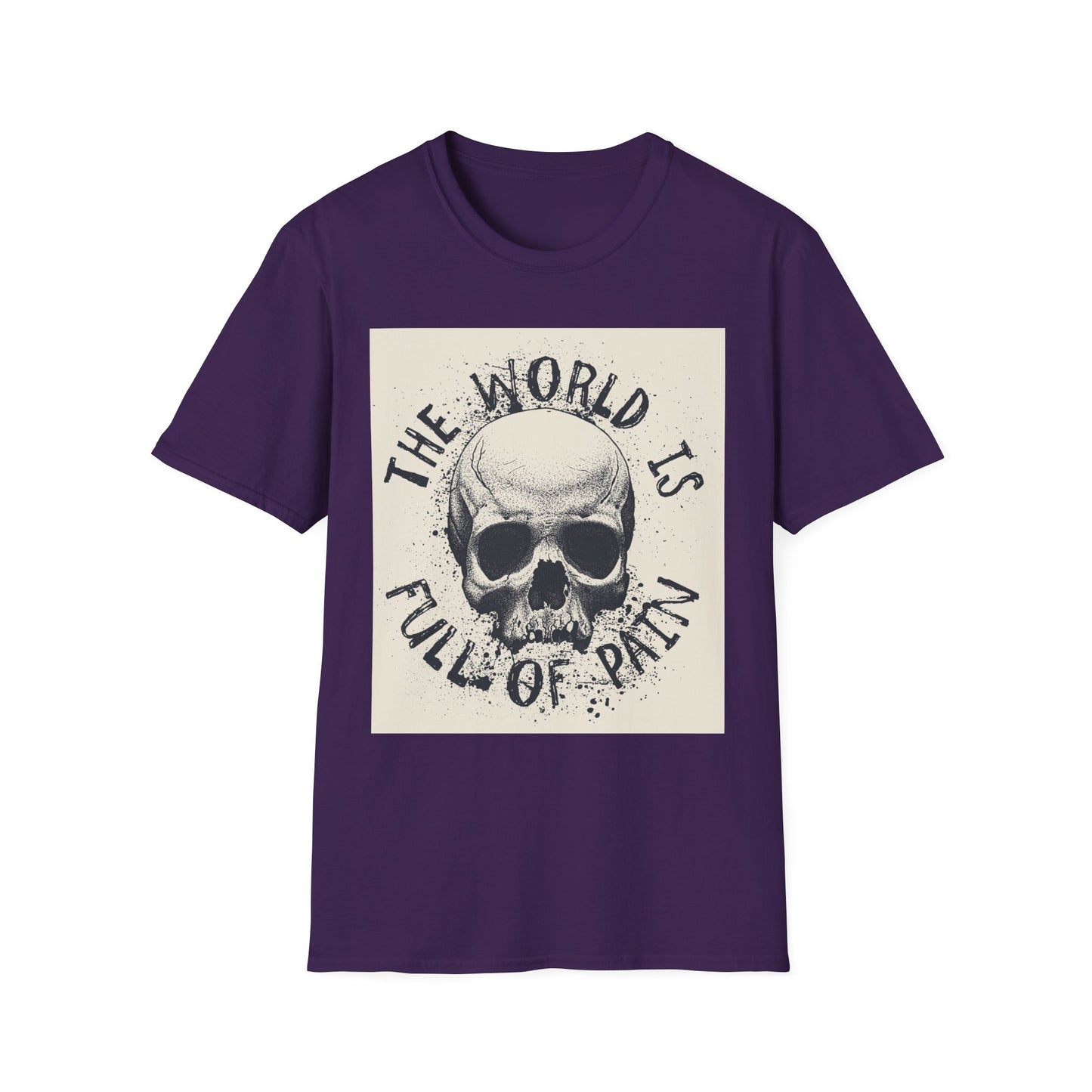 Skull Graphic Unisex T-Shirt - Edgy Casual Wear for Comfort & Style, Grunge Fashion, Gift for Him/Her, Halloween Outfit, Alternative Apparel