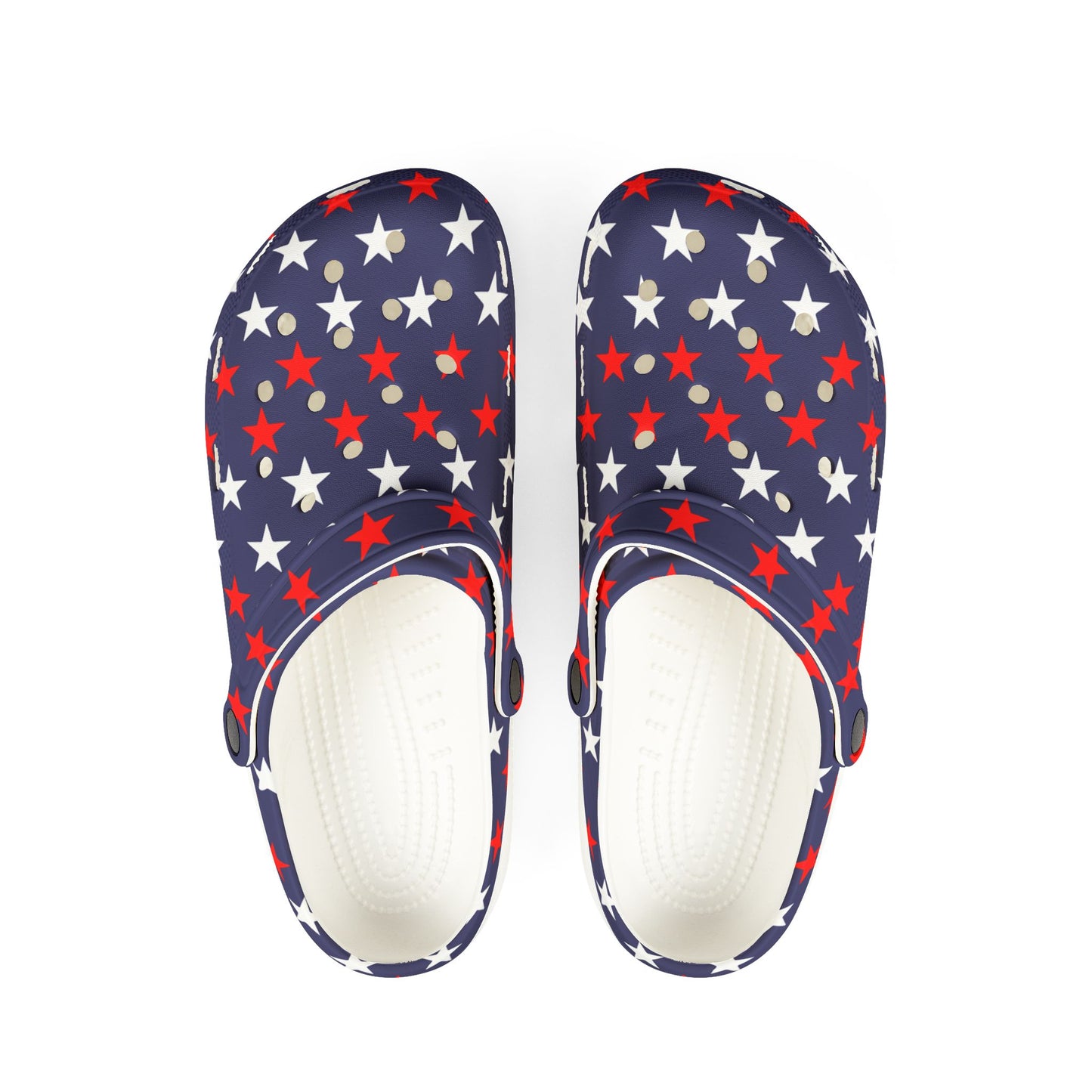 Stars & Stripes EVA Foam Shoes - Comfortable Slippers, Casual Footwear, Gardening Shoes, Pool Shoes, Summer Clogs