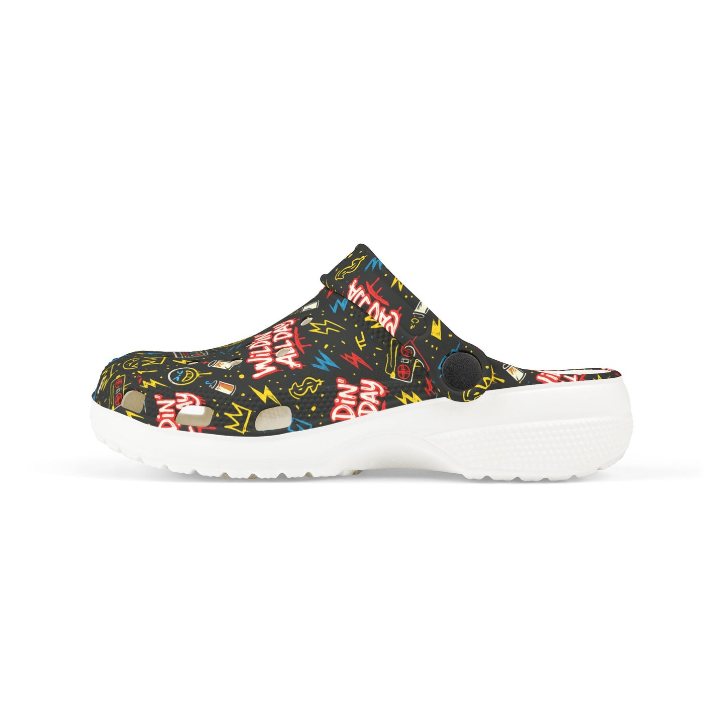 Wildin' All Day Kid's EVA Foam Clogs, Fun Casual Footwear for Kids, Comfortable Summer Shoes, Perfect for Playdates, Outdoor Adventures