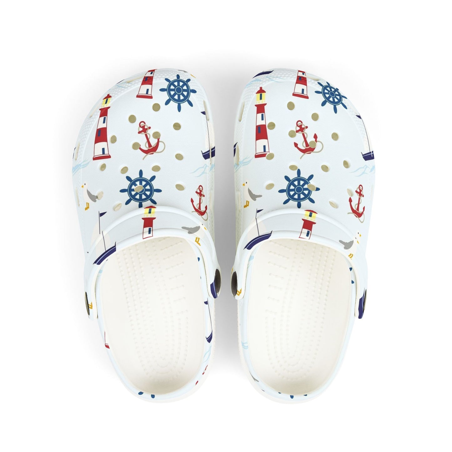 Nautical Kid's Clogs | Fun Foam Shoes for Playtime, Beach Days, Summer Adventures, Perfect Gift for Young Explorers