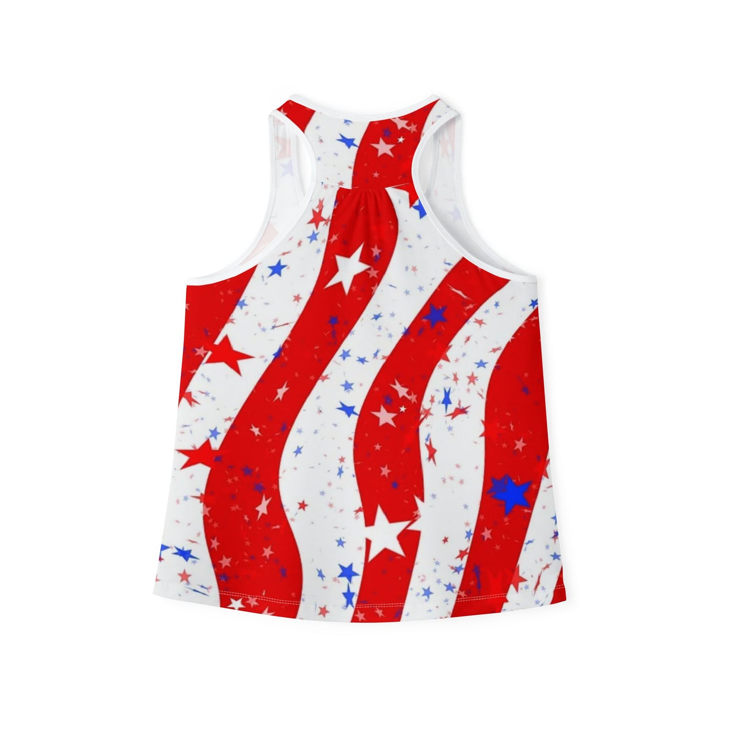Patriotic Women's Tank Top, Summer Shirt, Independence Day Apparel, USA Flag Top, Holiday Outfit