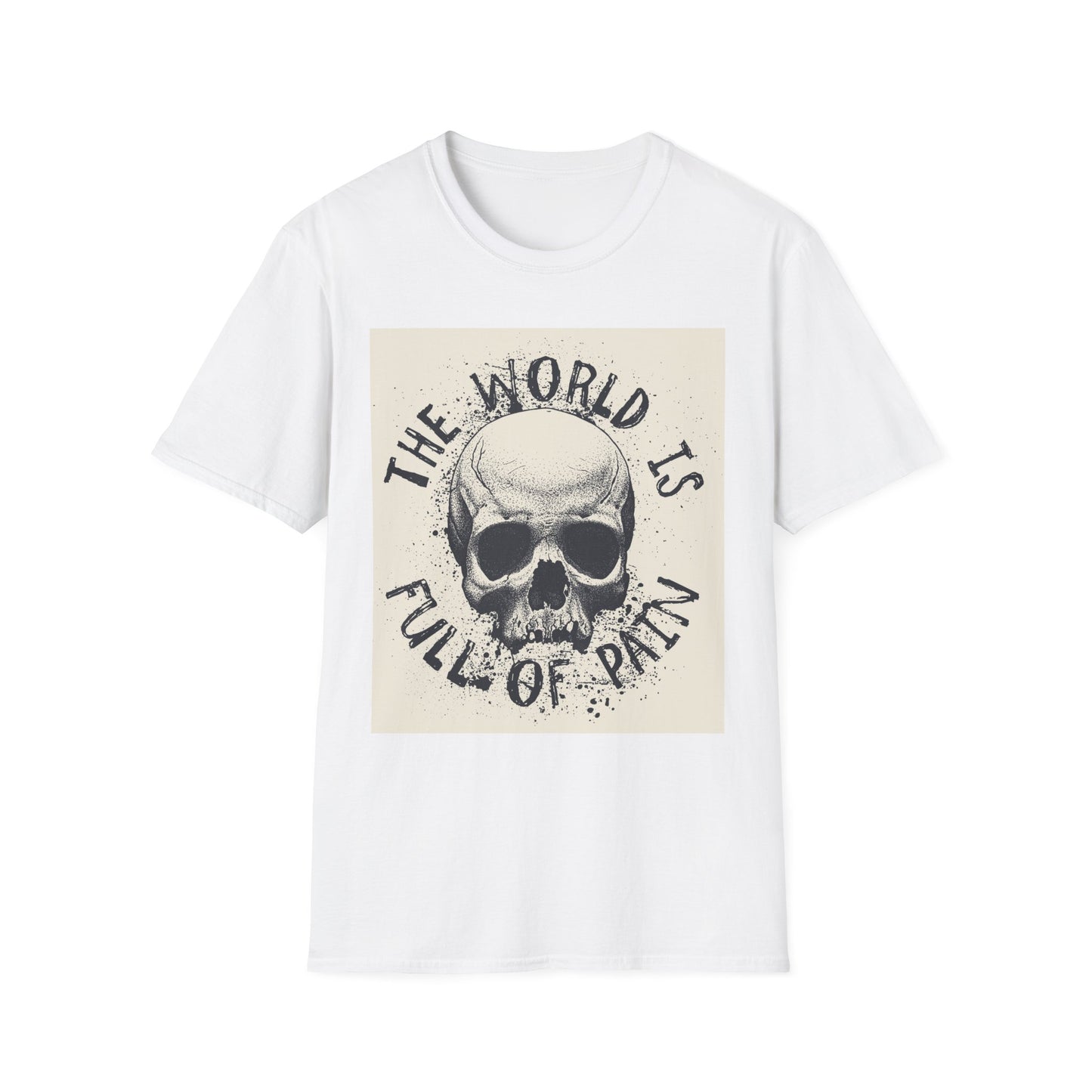 Skull Graphic Unisex T-Shirt - Edgy Casual Wear for Comfort & Style, Grunge Fashion, Gift for Him/Her, Halloween Outfit, Alternative Apparel