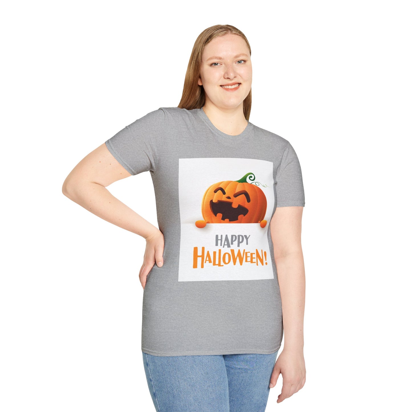 Halloween Skull Graphic T-Shirt, Unisex Tee, Casual Halloween Wear, Spooky Gift, Costume Shirt, Fall Celebration Apparel