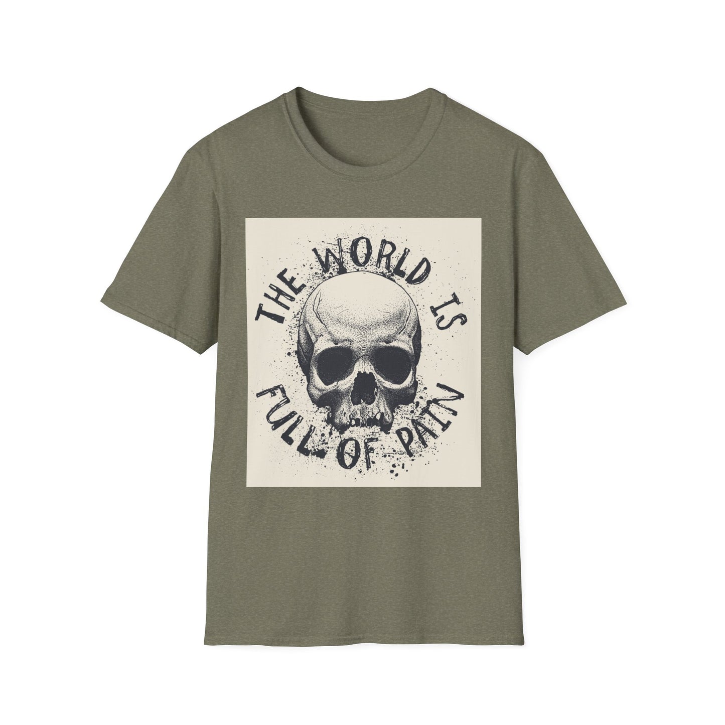 Skull Graphic Unisex T-Shirt - Edgy Casual Wear for Comfort & Style, Grunge Fashion, Gift for Him/Her, Halloween Outfit, Alternative Apparel