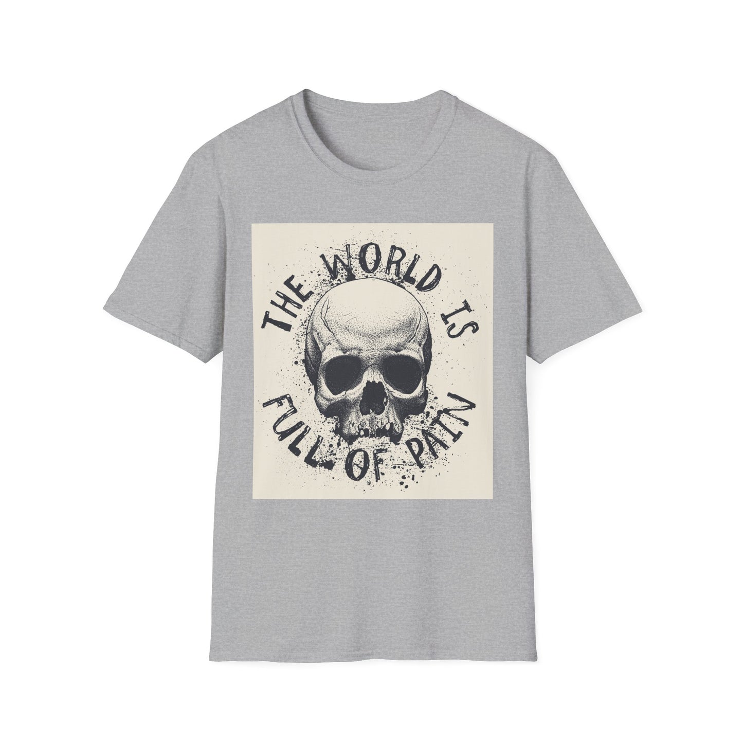 Skull Graphic Unisex T-Shirt - Edgy Casual Wear for Comfort & Style, Grunge Fashion, Gift for Him/Her, Halloween Outfit, Alternative Apparel