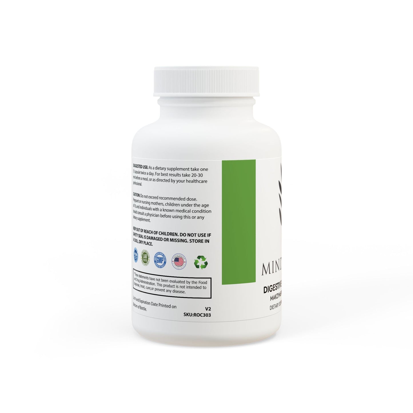 Digestive Enzyme Blend Supplement (60 Capsules)