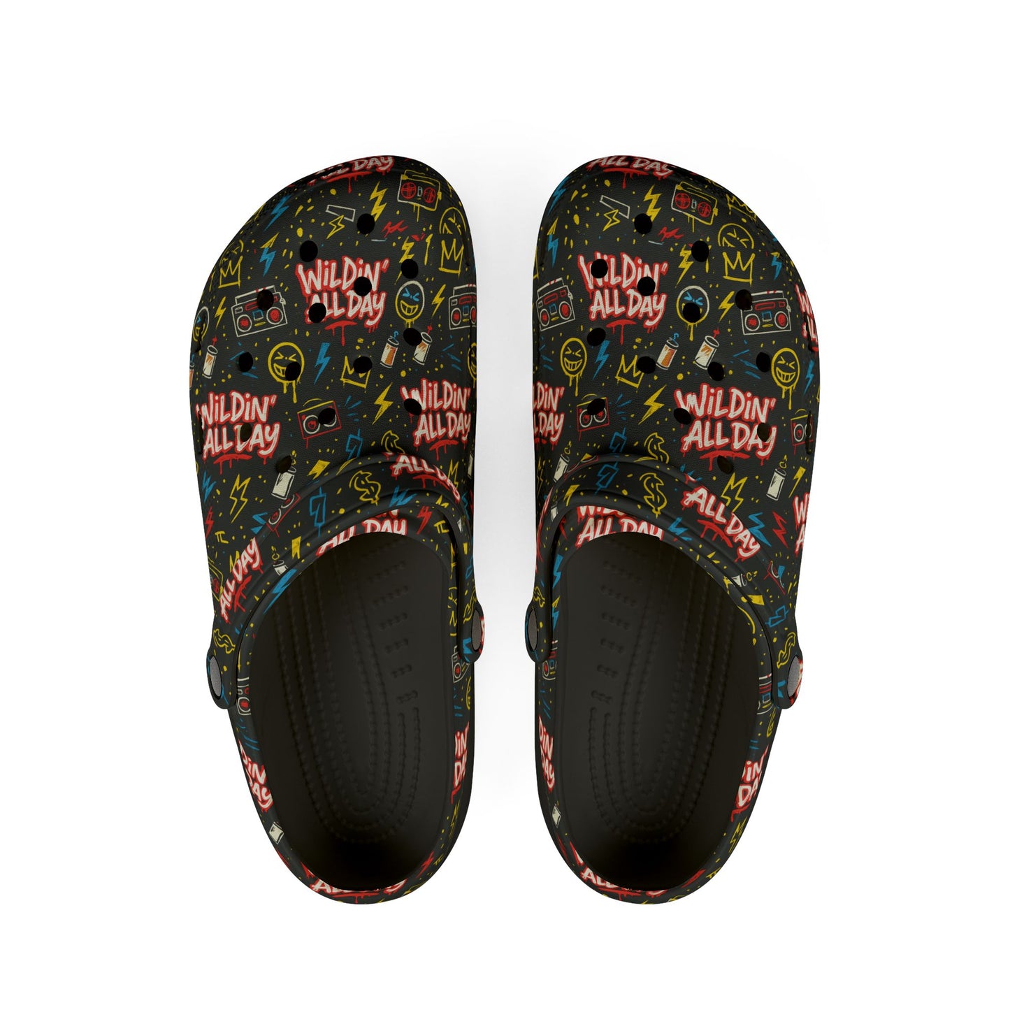 Colorful EVA Foam Shoes, Fun Slip-On Footwear, Perfect for Summer, Casual Wear, Festivals, Outdoor Adventures