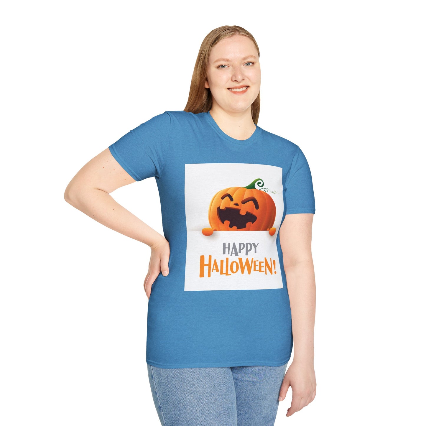 Halloween Skull Graphic T-Shirt, Unisex Tee, Casual Halloween Wear, Spooky Gift, Costume Shirt, Fall Celebration Apparel