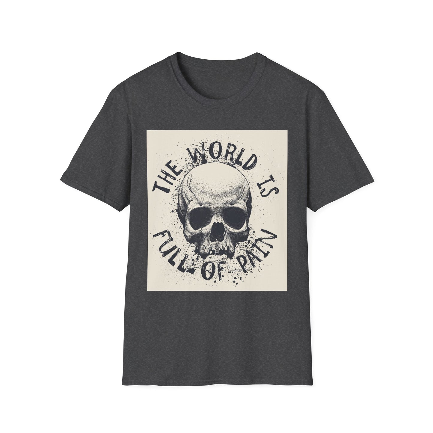 Skull Graphic Unisex T-Shirt - Edgy Casual Wear for Comfort & Style, Grunge Fashion, Gift for Him/Her, Halloween Outfit, Alternative Apparel