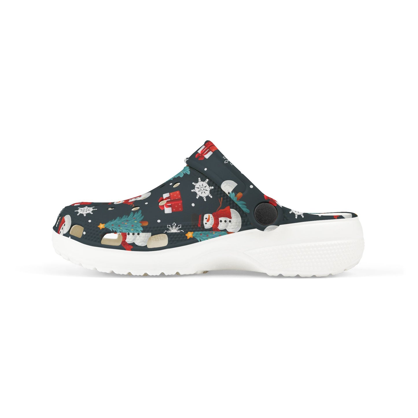 Festive Kid's Clogs with Christmas Design - Perfect for Holiday Cheer, Playtime, Parties, Home Use, Family Gatherings