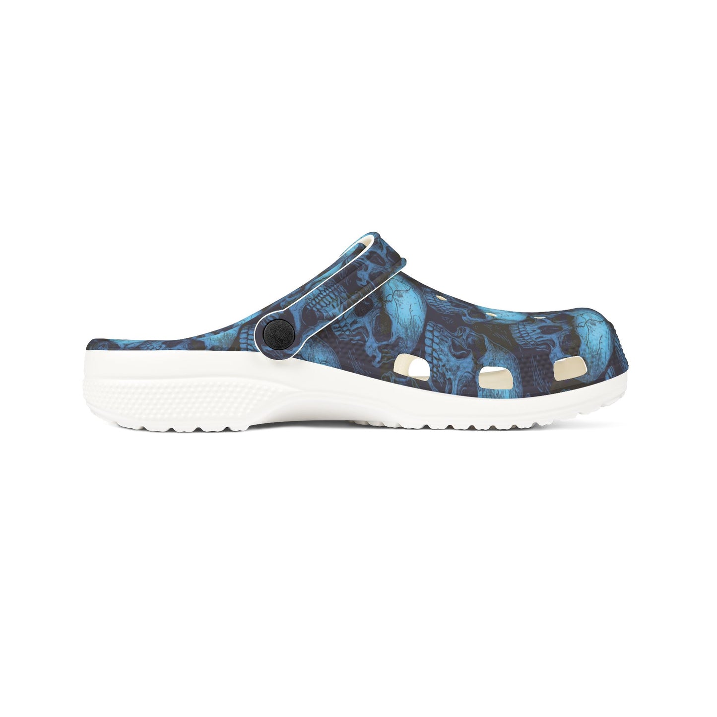 Stylish EVA Foam Clogs - Casual Comfort, Fun Outdoor Footwear, Unique Skulls Design, Perfect for Summer, Garden, Parties, Festivals