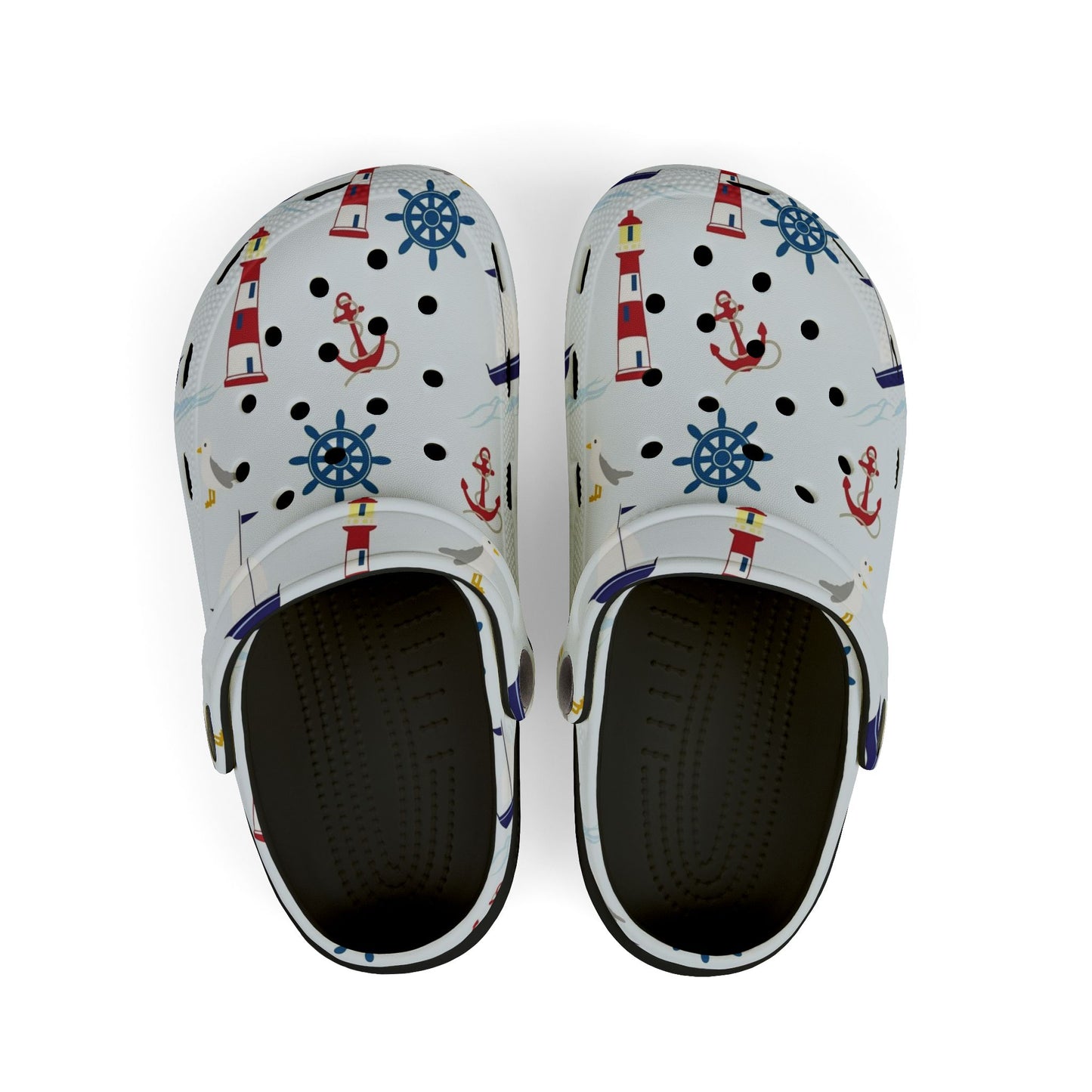 Nautical Kid's Clogs | Fun Foam Shoes for Playtime, Beach Days, Summer Adventures, Perfect Gift for Young Explorers