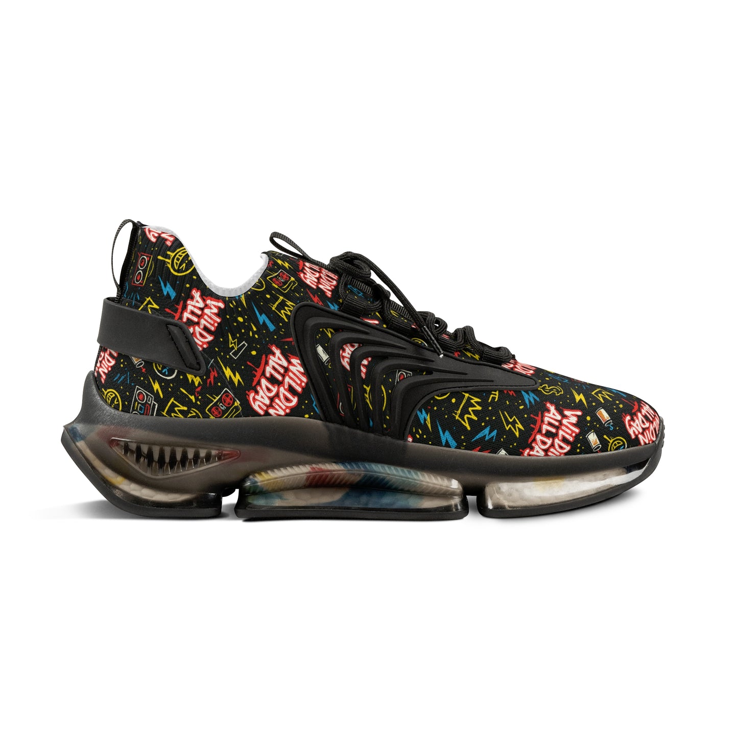 Stylish Graphic Mesh Sneakers for Everyday Adventures | Trendy Footwear, Urban Style, Casual Wear, Festival Fashion, Unique Sneakers