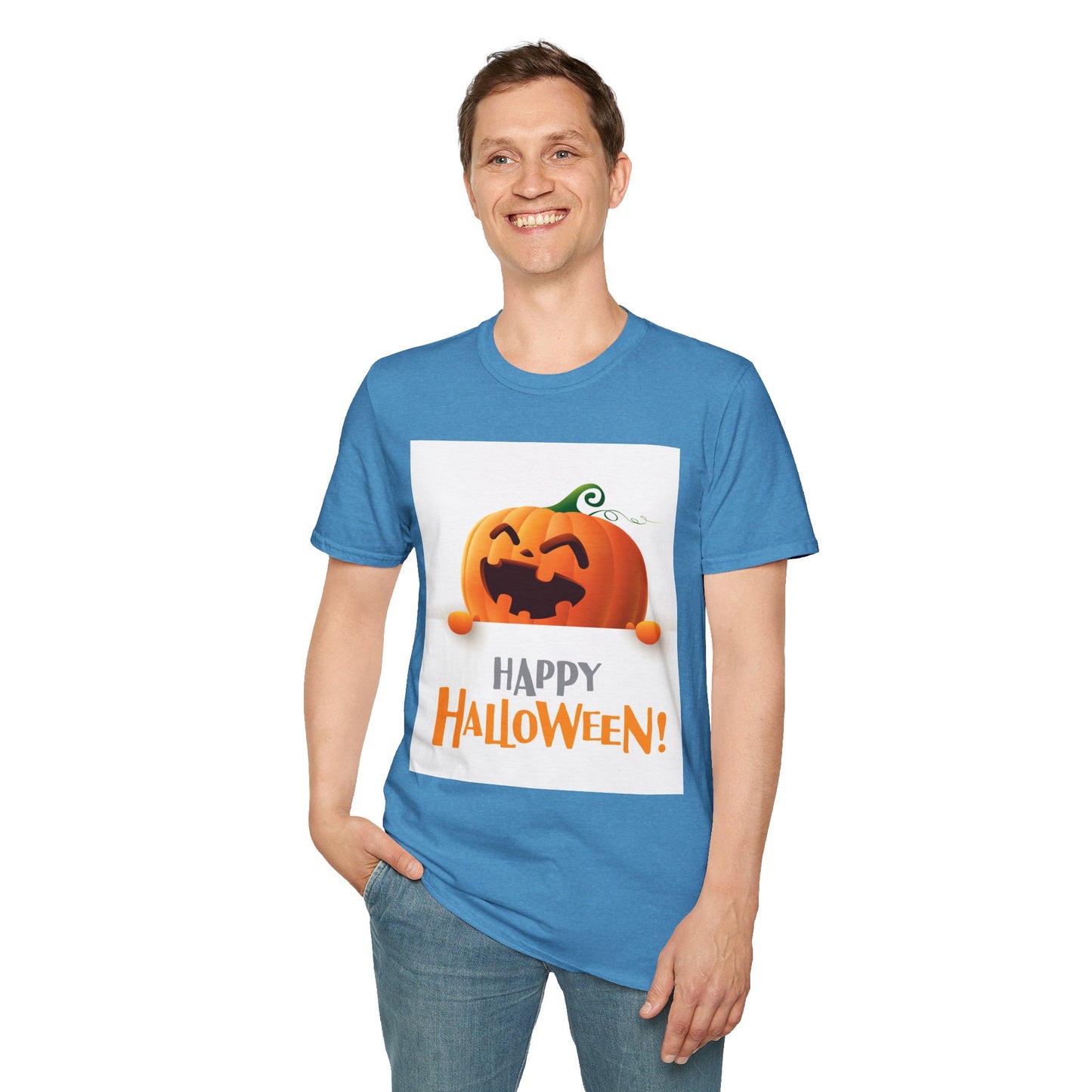 Halloween Skull Graphic T-Shirt, Unisex Tee, Casual Halloween Wear, Spooky Gift, Costume Shirt, Fall Celebration Apparel
