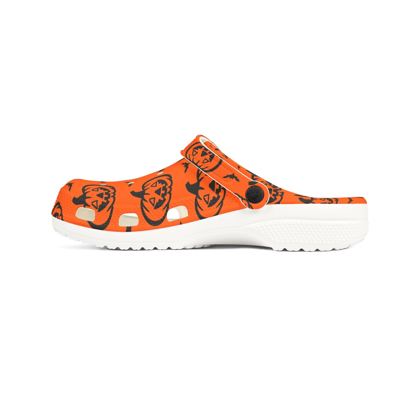 Pumpkin Pattern EVA Foam Clogs | Fun Halloween Footwear, Comfortable House Shoes, Festive Garden Shoes, Unique Gifting Idea