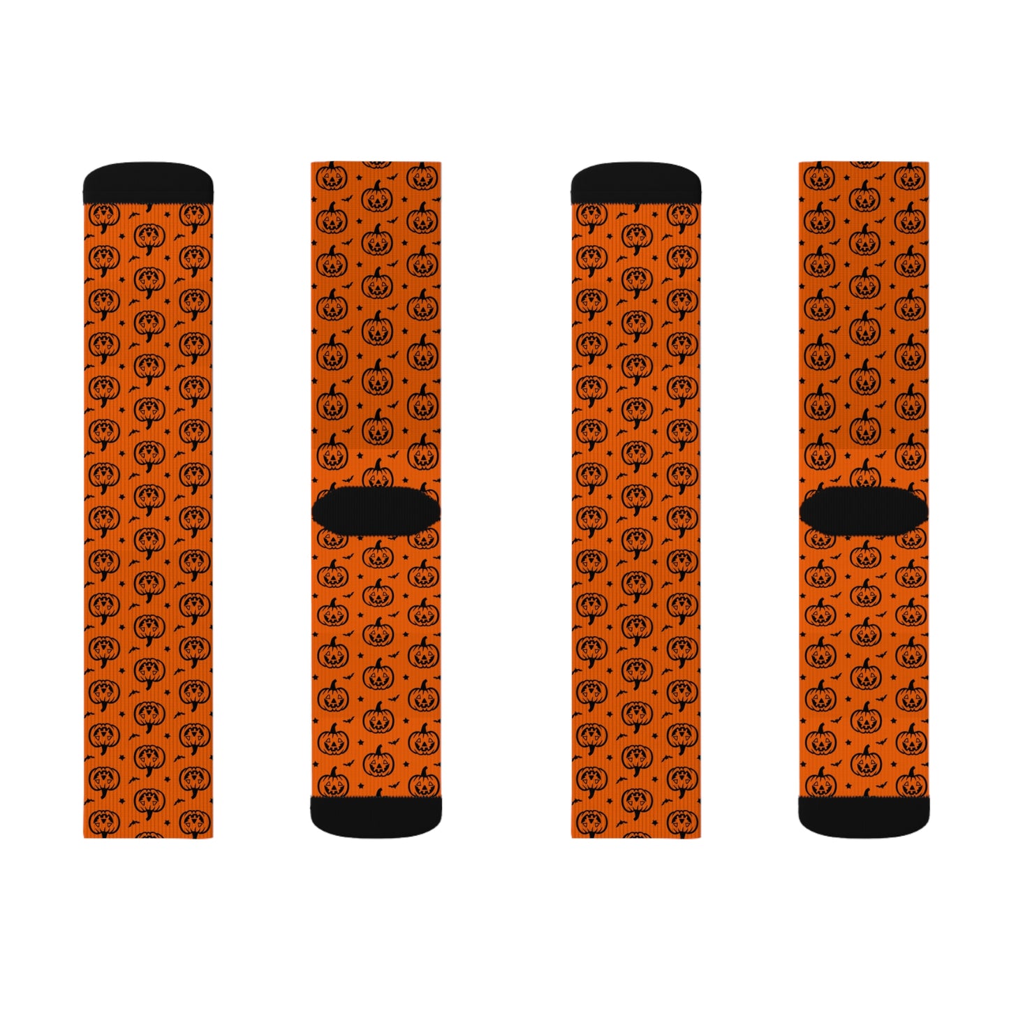 Halloween Pumpkin Socks, Cozy Fall Accessories, Cute Gift for Halloween, Fun Sock Design, Holiday Party Wear
