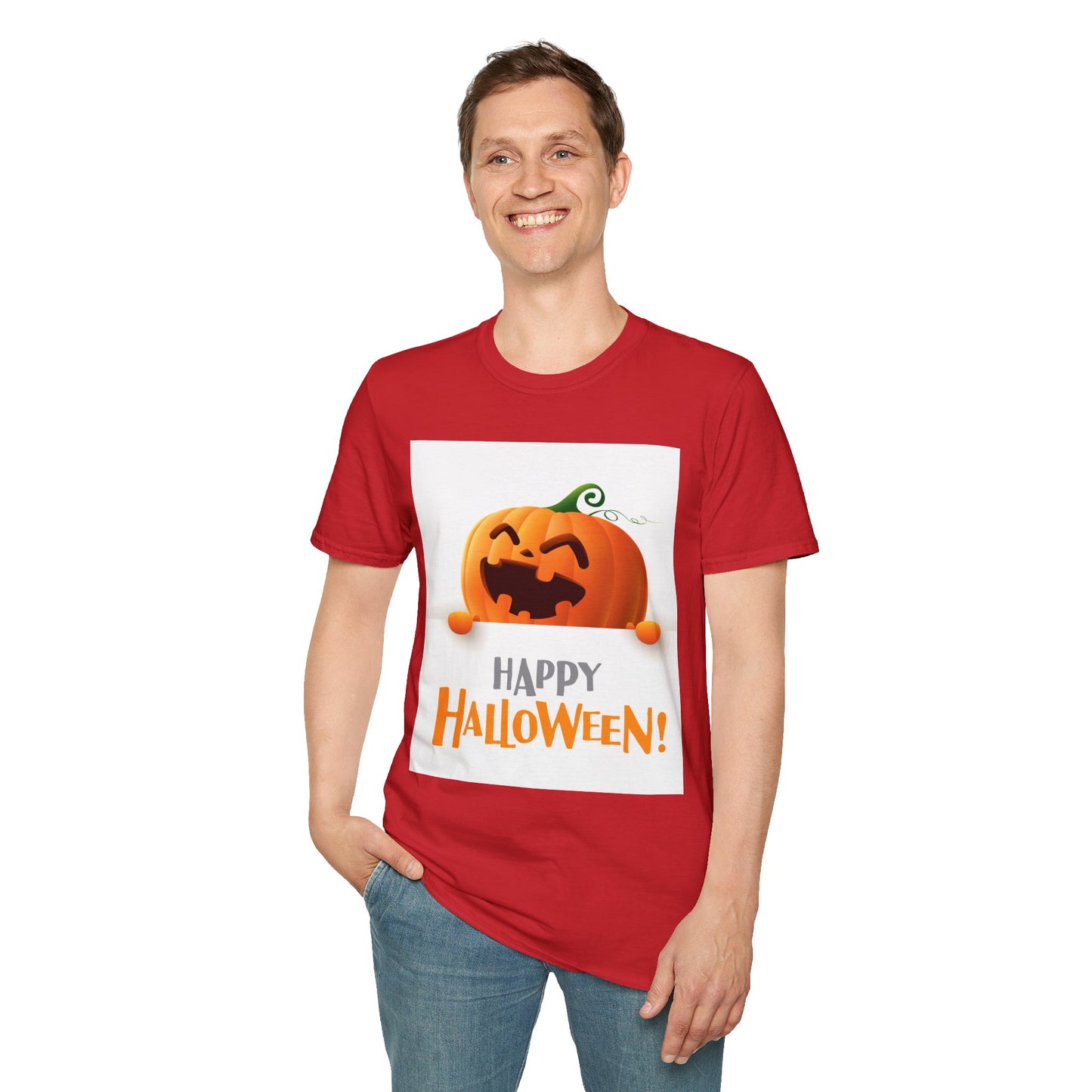 Halloween Skull Graphic T-Shirt, Unisex Tee, Casual Halloween Wear, Spooky Gift, Costume Shirt, Fall Celebration Apparel