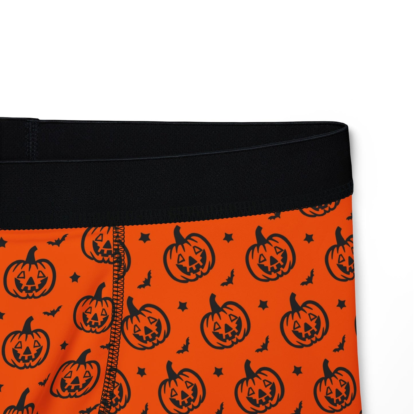 Halloween Pumpkin Men's Boxers, Spooky Underwear, Holiday Gift, Gift for Him, Fun Boxers, AOP Boxer Shorts