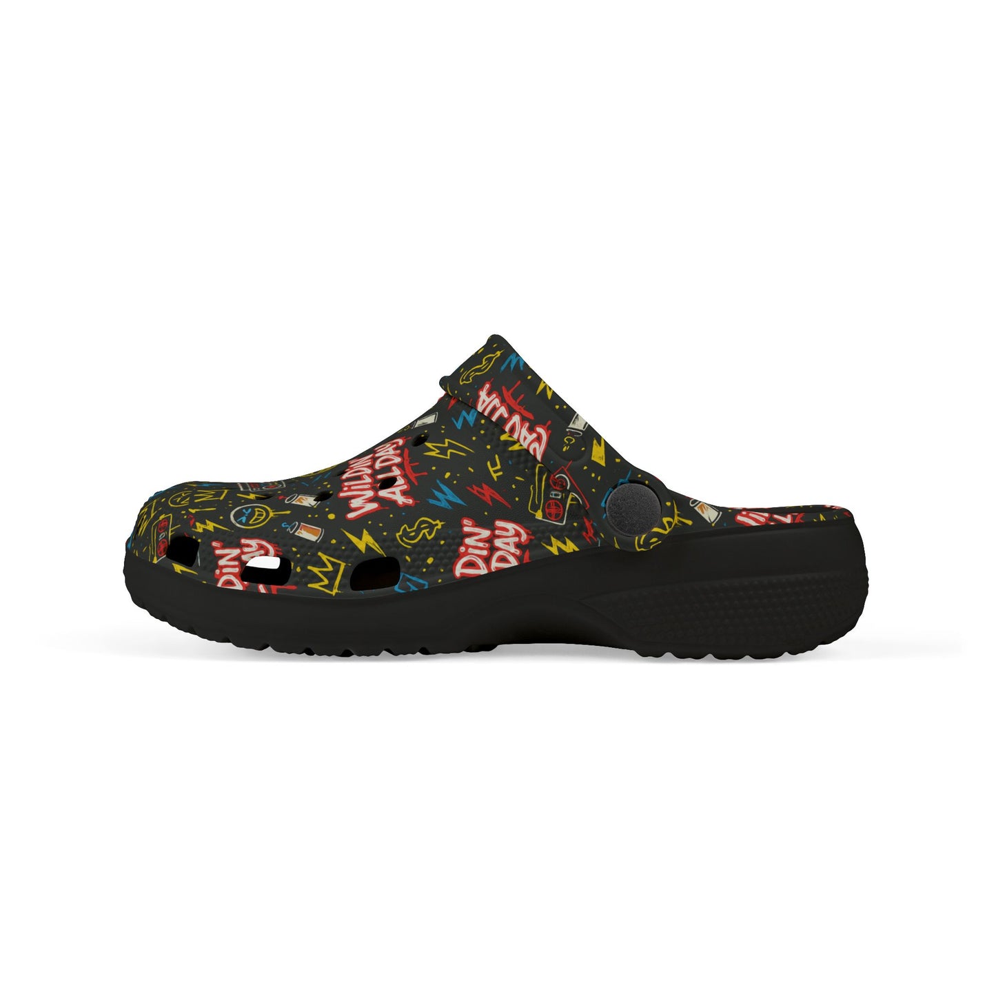 Wildin' All Day Kid's EVA Foam Clogs, Fun Casual Footwear for Kids, Comfortable Summer Shoes, Perfect for Playdates, Outdoor Adventures