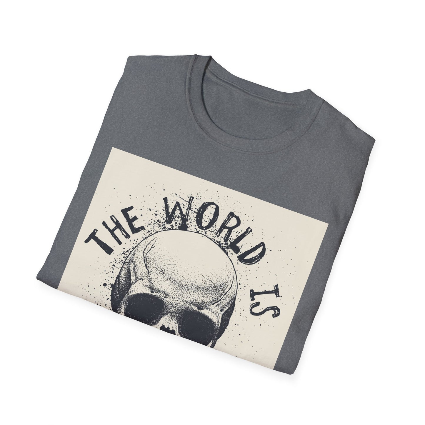 Skull Graphic Unisex T-Shirt - Edgy Casual Wear for Comfort & Style, Grunge Fashion, Gift for Him/Her, Halloween Outfit, Alternative Apparel