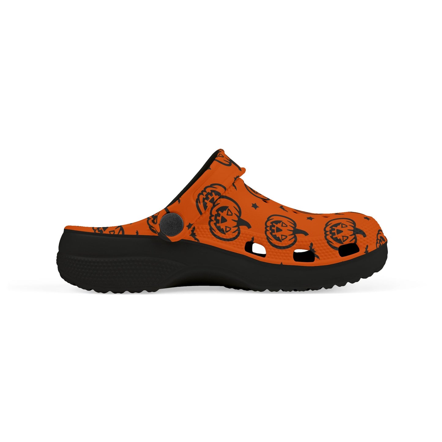 Halloween Pumpkin Kid's Clogs, Fun Foam Shoes, Playful Halloween Footwear, Toddler Halloween Accessories, Kids Holiday Shoes