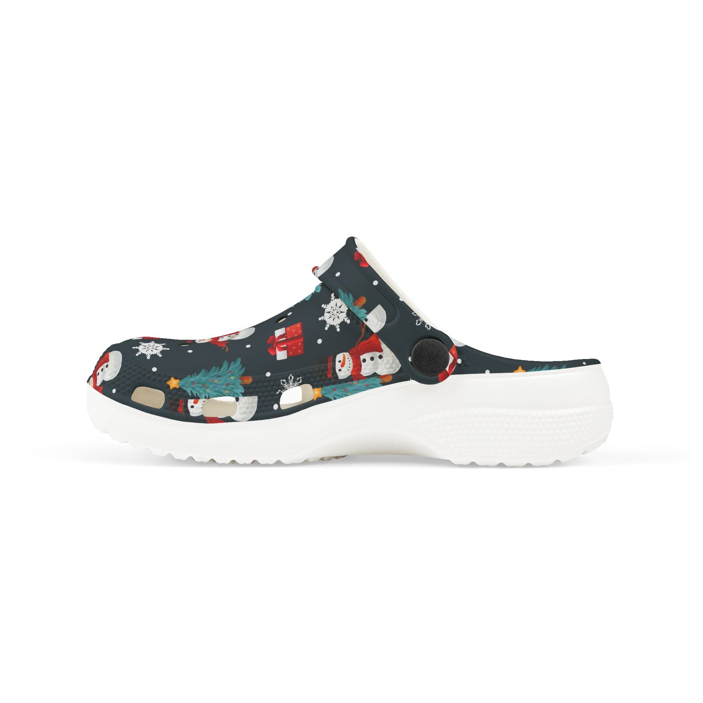 Festive Kid's Clogs with Christmas Design - Perfect for Holiday Cheer, Playtime, Parties, Home Use, Family Gatherings