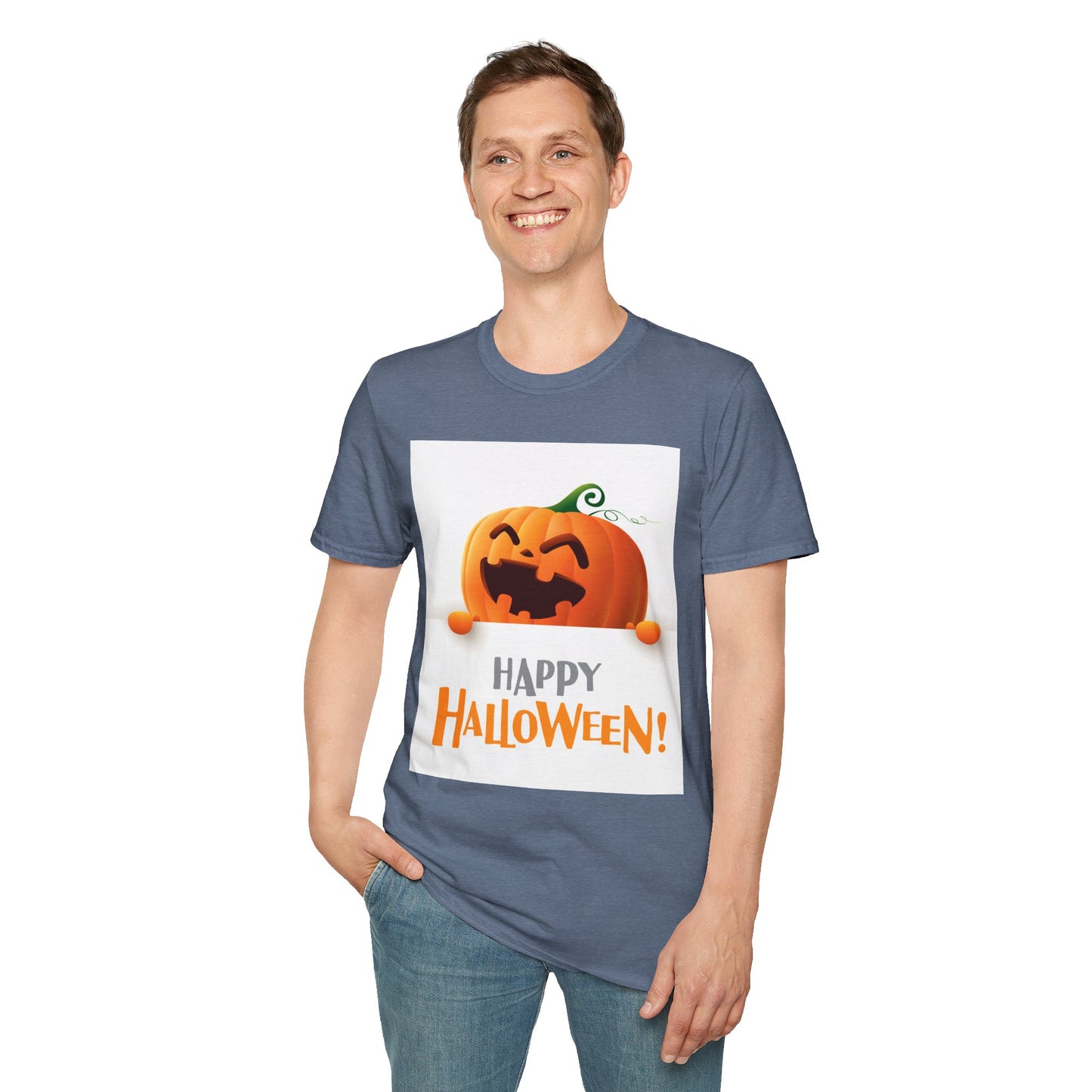 Halloween Skull Graphic T-Shirt, Unisex Tee, Casual Halloween Wear, Spooky Gift, Costume Shirt, Fall Celebration Apparel