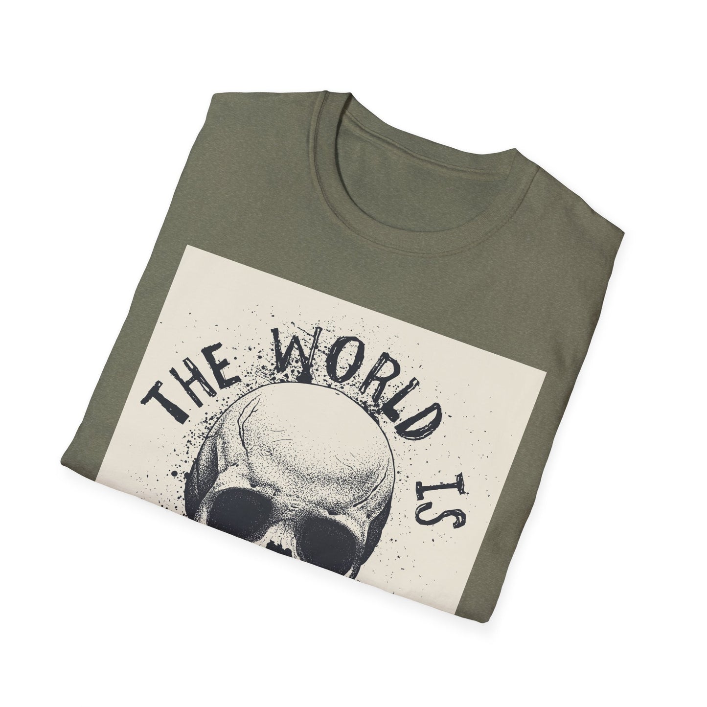 Skull Graphic Unisex T-Shirt - Edgy Casual Wear for Comfort & Style, Grunge Fashion, Gift for Him/Her, Halloween Outfit, Alternative Apparel