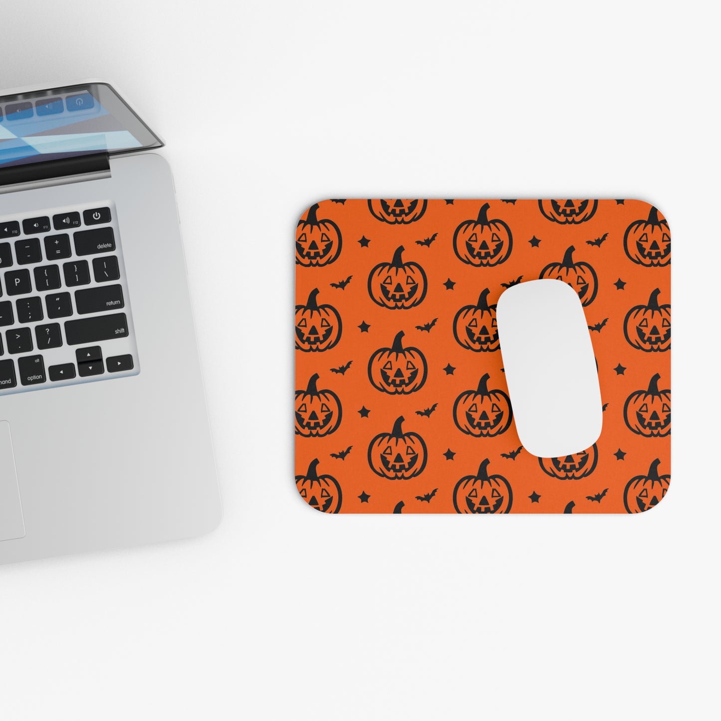 Halloween Pumpkin Mouse Pad, Spooky Desk Mat, Fall Office Decor, Pumpkin Decor, Halloween Gift, Cute Halloween Decor
