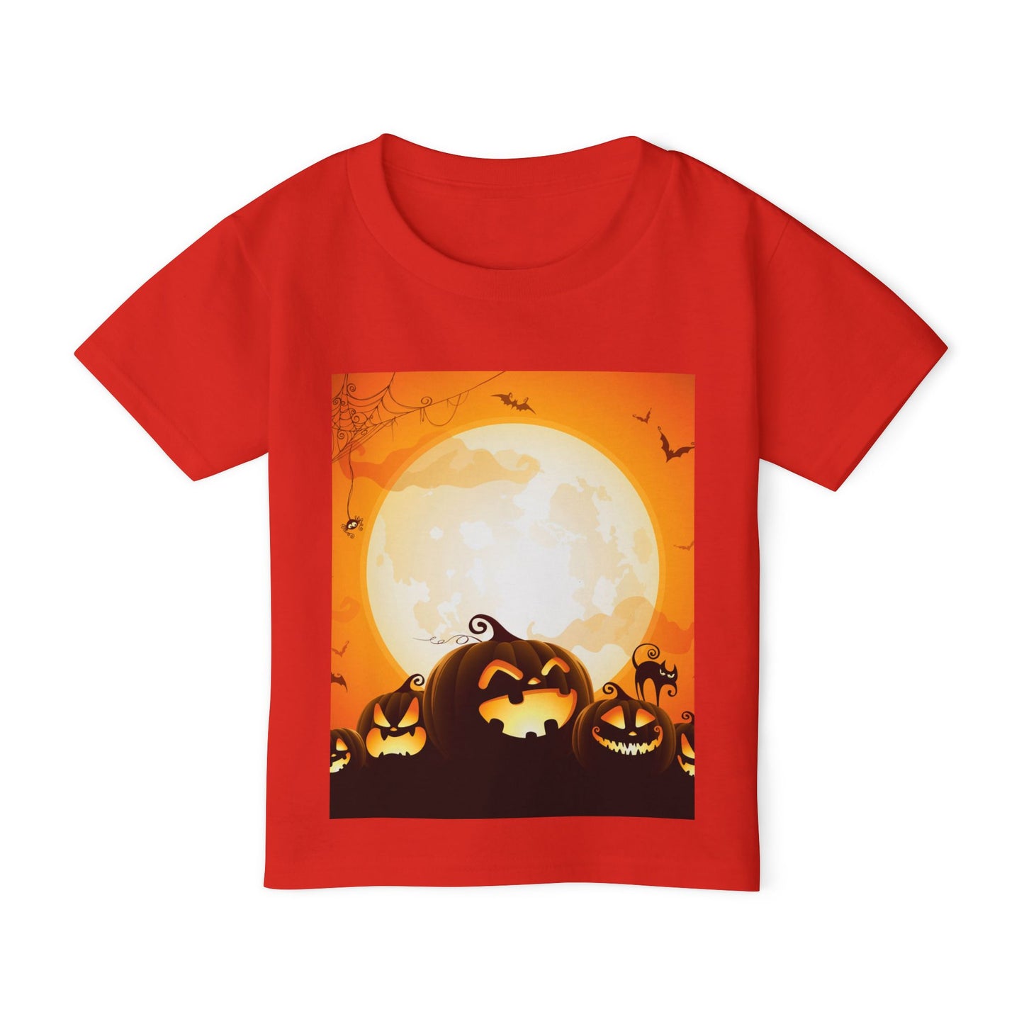 Halloween Pumpkin Toddler T-shirt | Cute Trick or Treat Shirt | Kids Halloween Costume Top | Fall Outfit | Spooky Celebration Tee
